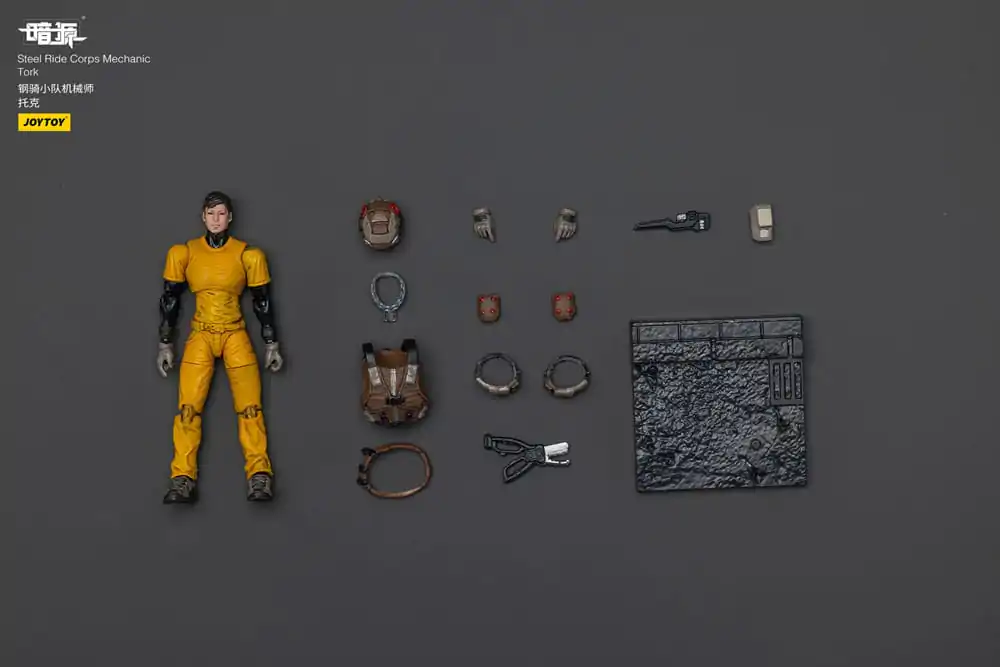 Steel Ride Corps Dark Source Actionfigur Mechanic Tork 7 cm Produktfoto