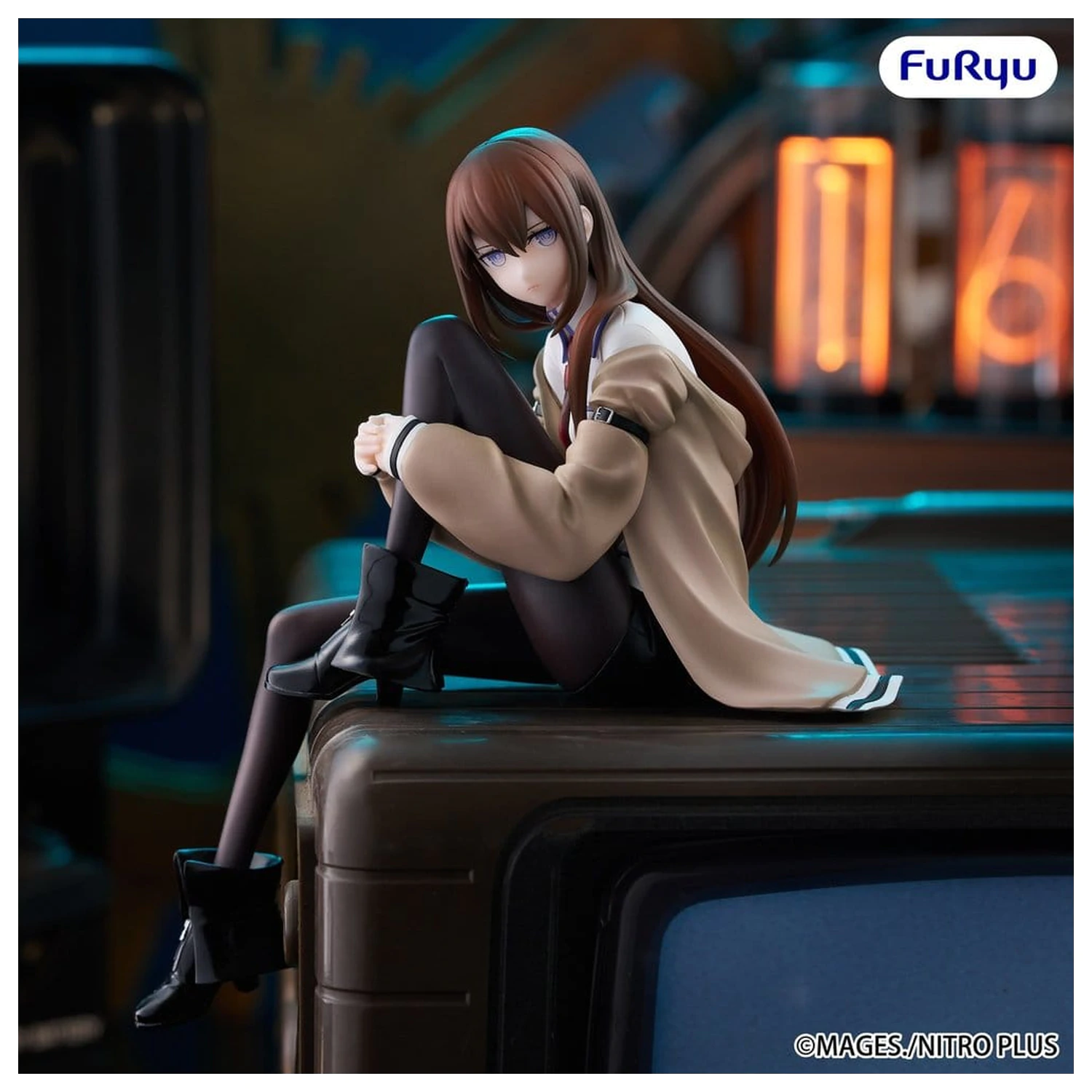 Steins Gate Noodle Stopper PVC Statue Kurisu Makise 14 cm Produktfoto