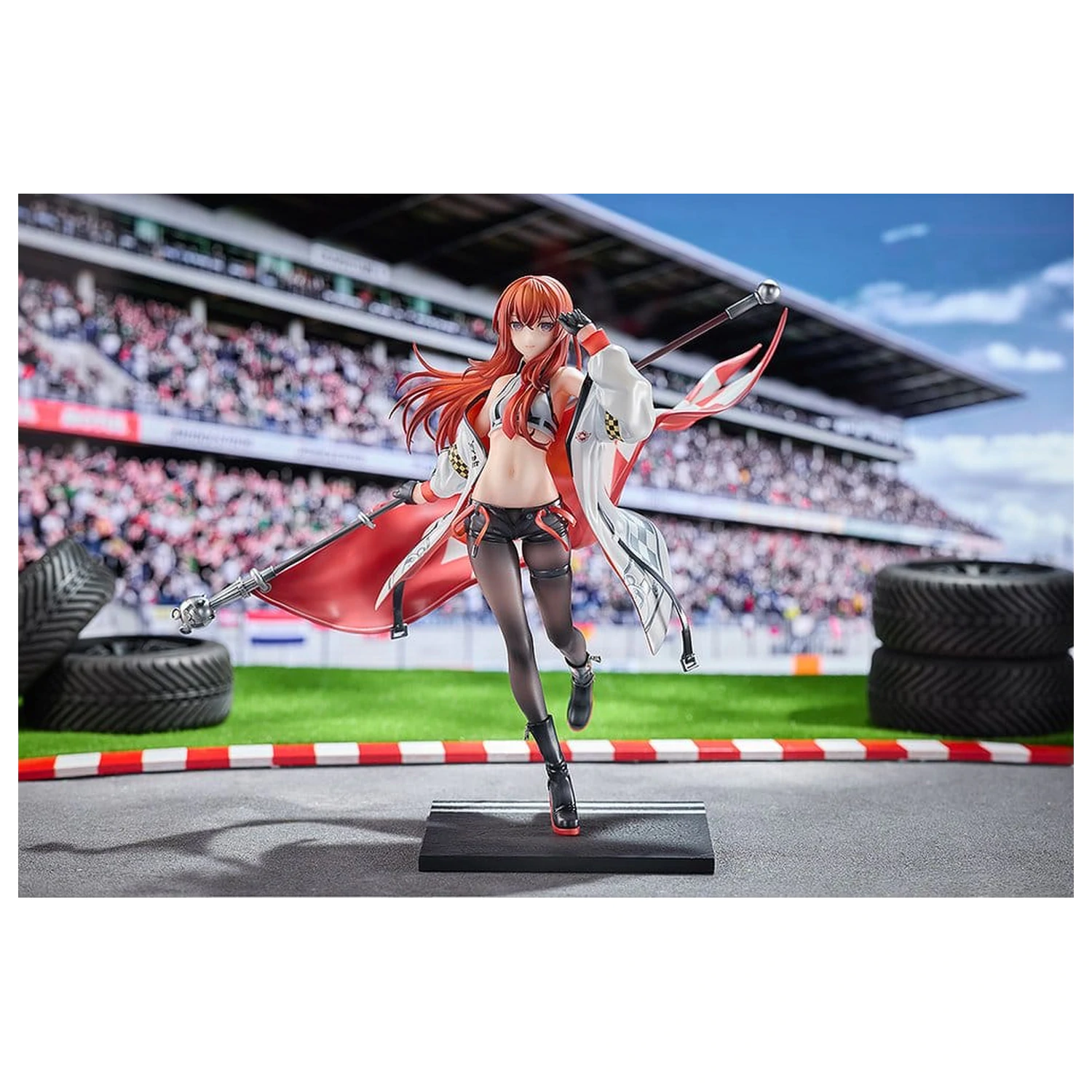 Steins;Gate PVC Figur 1/7 Kurisu Makise: Racing Ver. 24 cm Produktfoto