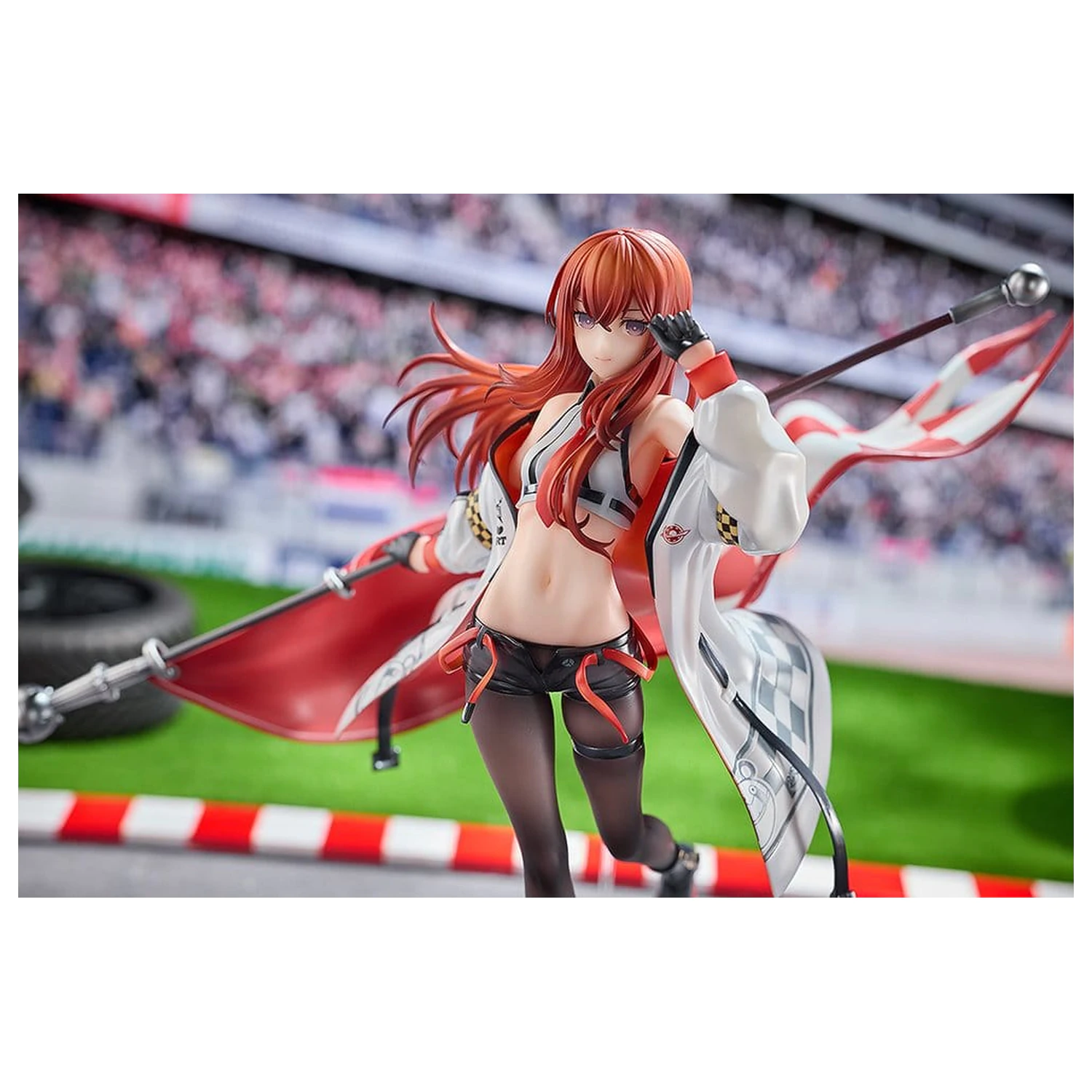 Steins;Gate PVC Figur 1/7 Kurisu Makise: Racing Ver. 24 cm Produktfoto