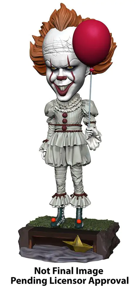 Stephen Kings Es 2017 Head Knocker Wackelkopf-Figur Pennywise 20 cm Produktfoto