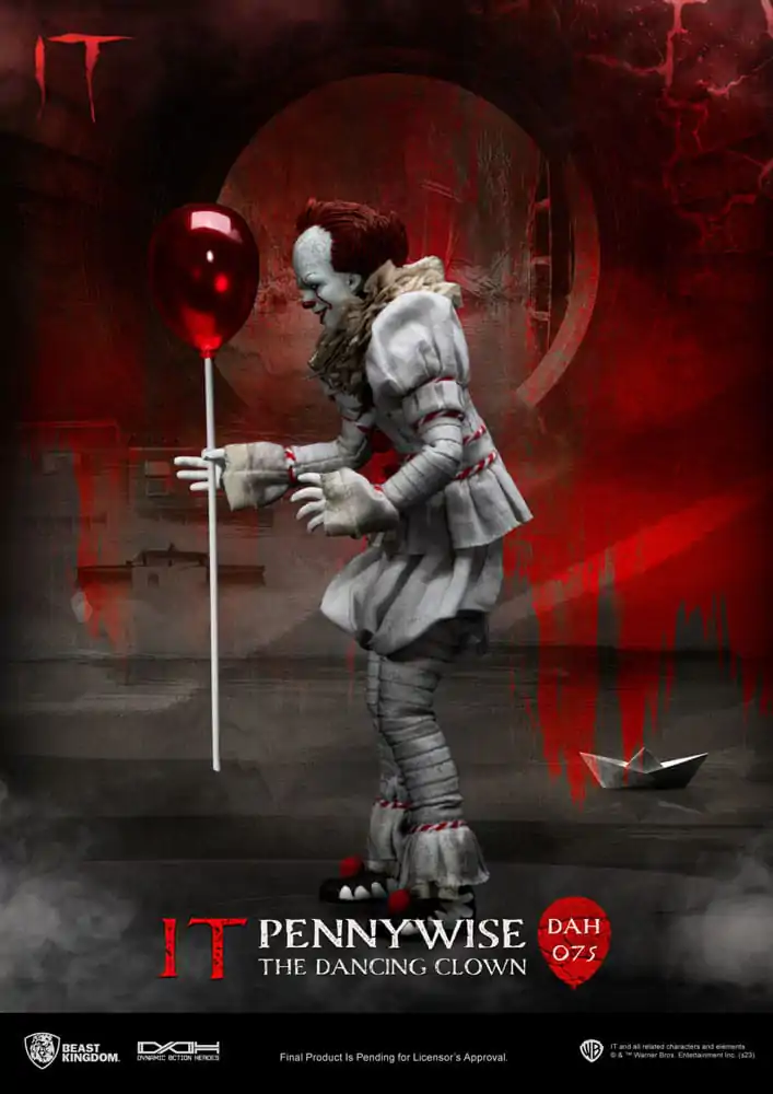 Stephen King's Es Dynamic 8ction Heroes Actionfigur 1/9 Pennywise 21 cm termékfotó