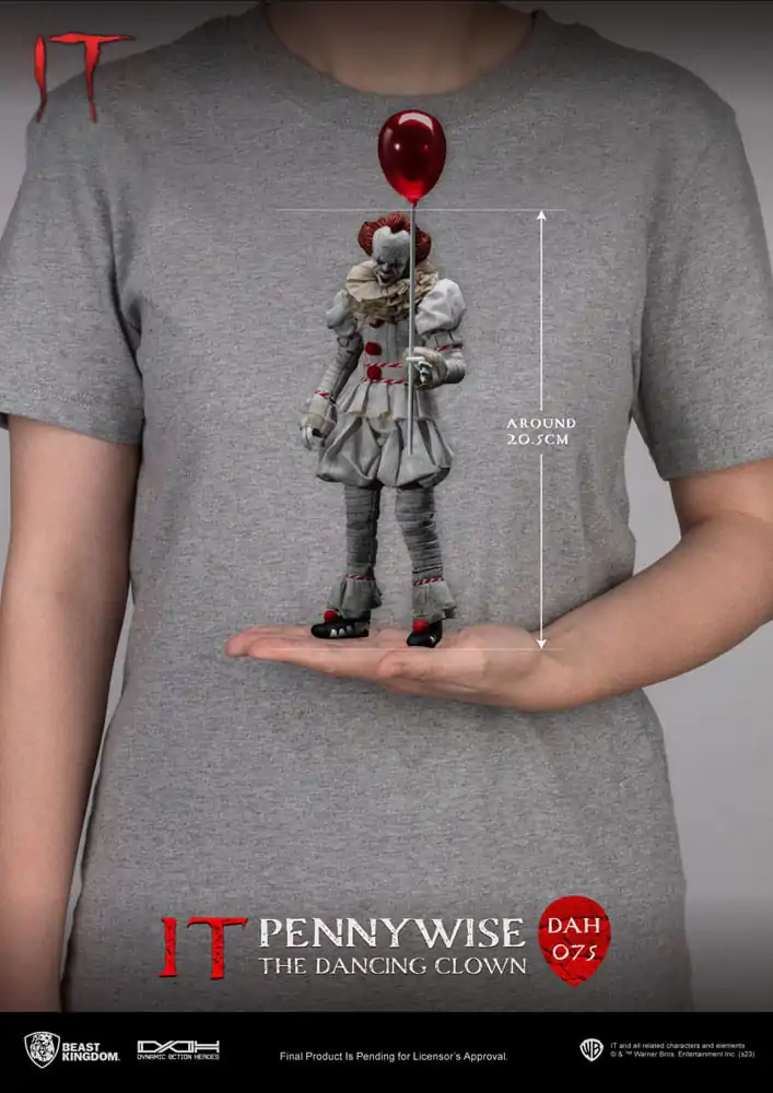 Stephen King's Es Dynamic 8ction Heroes Actionfigur 1/9 Pennywise 21 cm termékfotó