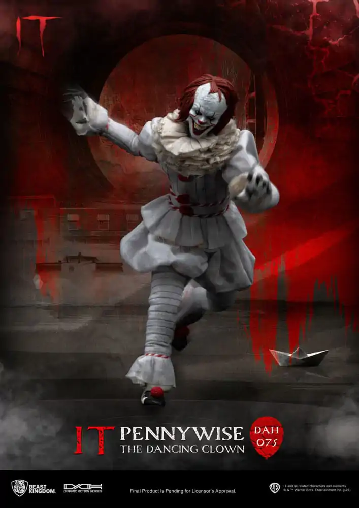 Stephen King's Es Dynamic 8ction Heroes Actionfigur 1/9 Pennywise 21 cm termékfotó