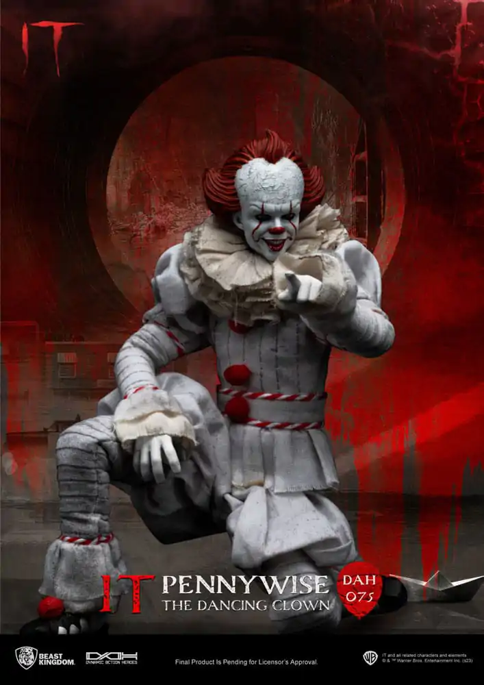 Stephen King's Es Dynamic 8ction Heroes Actionfigur 1/9 Pennywise 21 cm termékfotó
