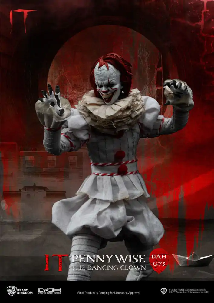 Stephen King's Es Dynamic 8ction Heroes Actionfigur 1/9 Pennywise 21 cm termékfotó