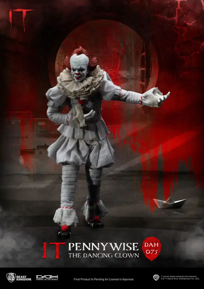 Stephen King's Es Dynamic 8ction Heroes Actionfigur 1/9 Pennywise 21 cm termékfotó