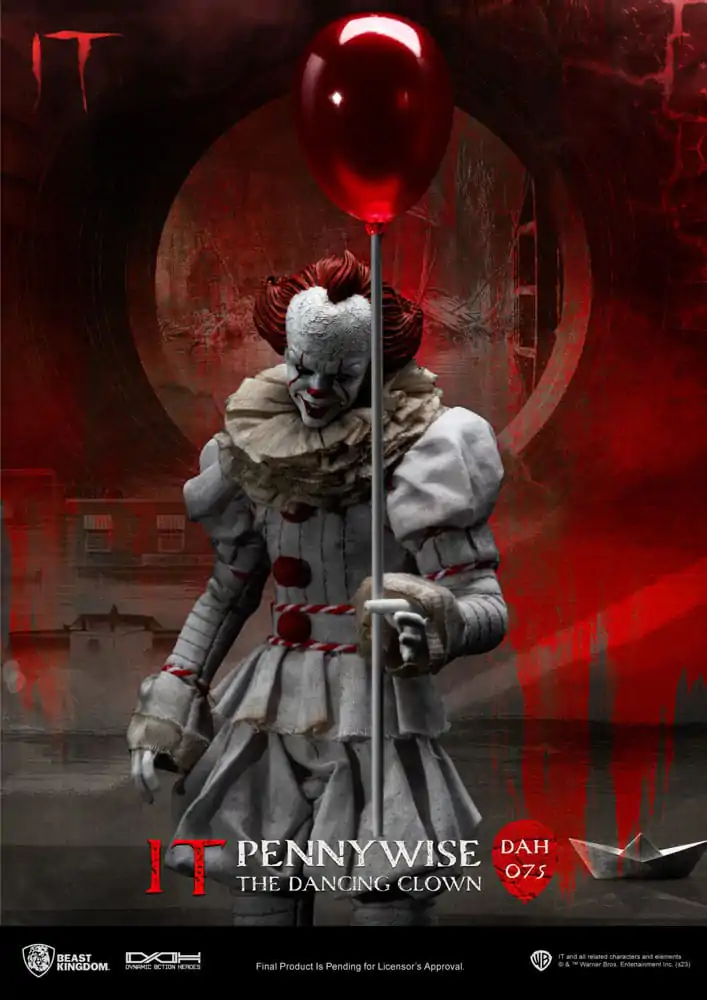 Stephen King's Es Dynamic 8ction Heroes Actionfigur 1/9 Pennywise 21 cm termékfotó