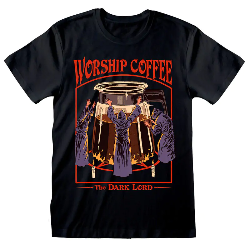 Steven Rhodes Worship Coffee T-shirt Produktfoto