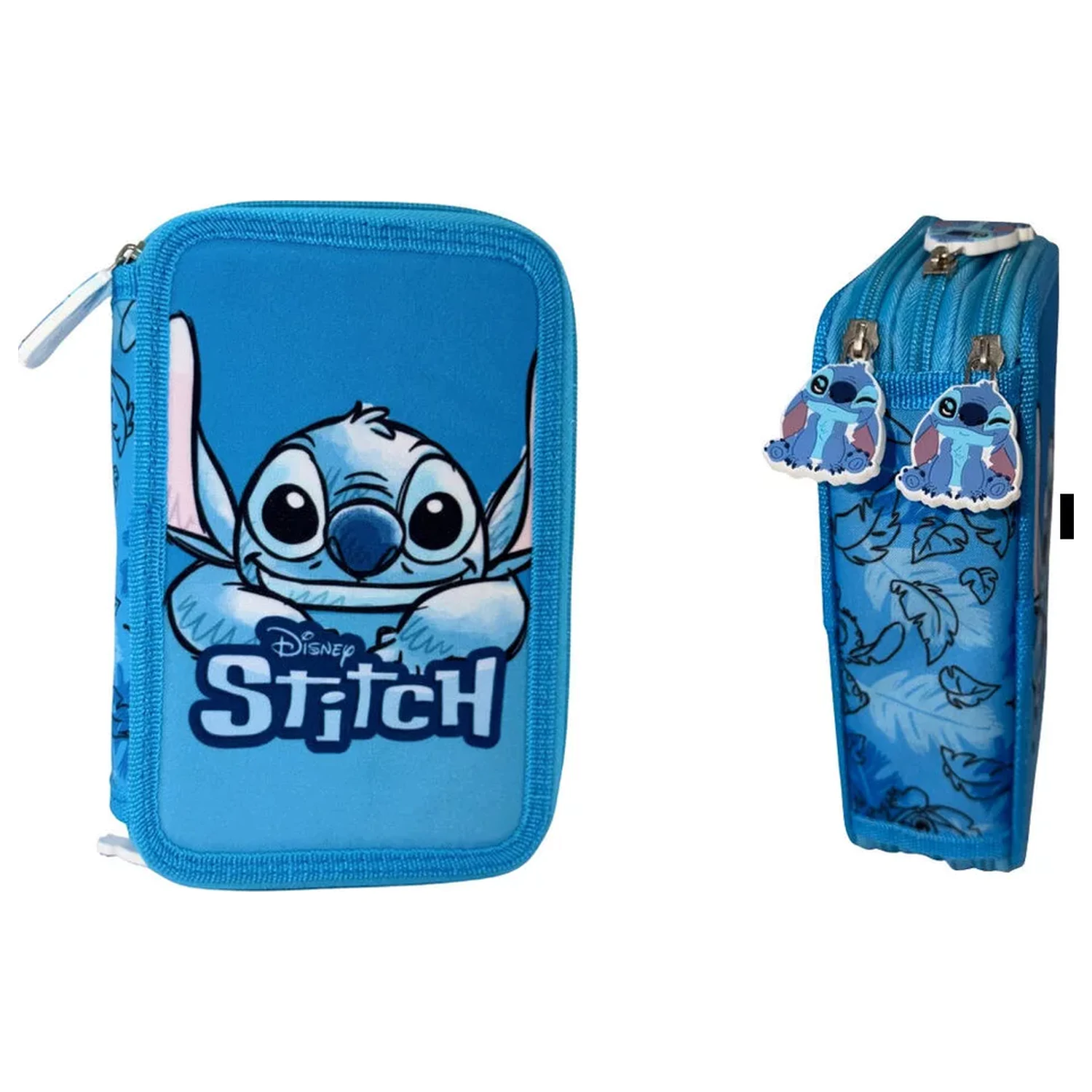 Stitch Abstract Filled Triple Decker Federmäppchen Produktfoto