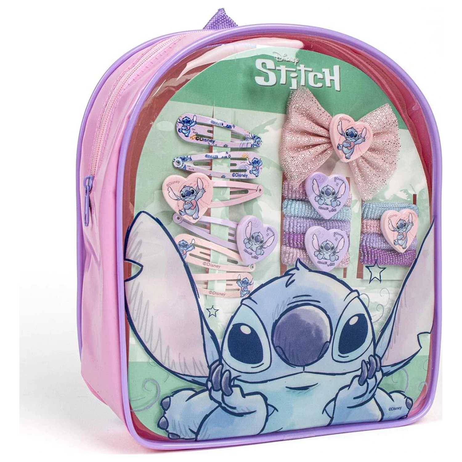 Stitch Alien Love Haar Accessoire Set in Tasche Produktfoto