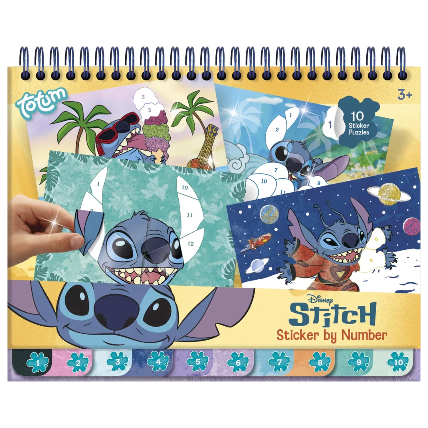Stitch Alien Sticker Kreatives Set Produktfoto