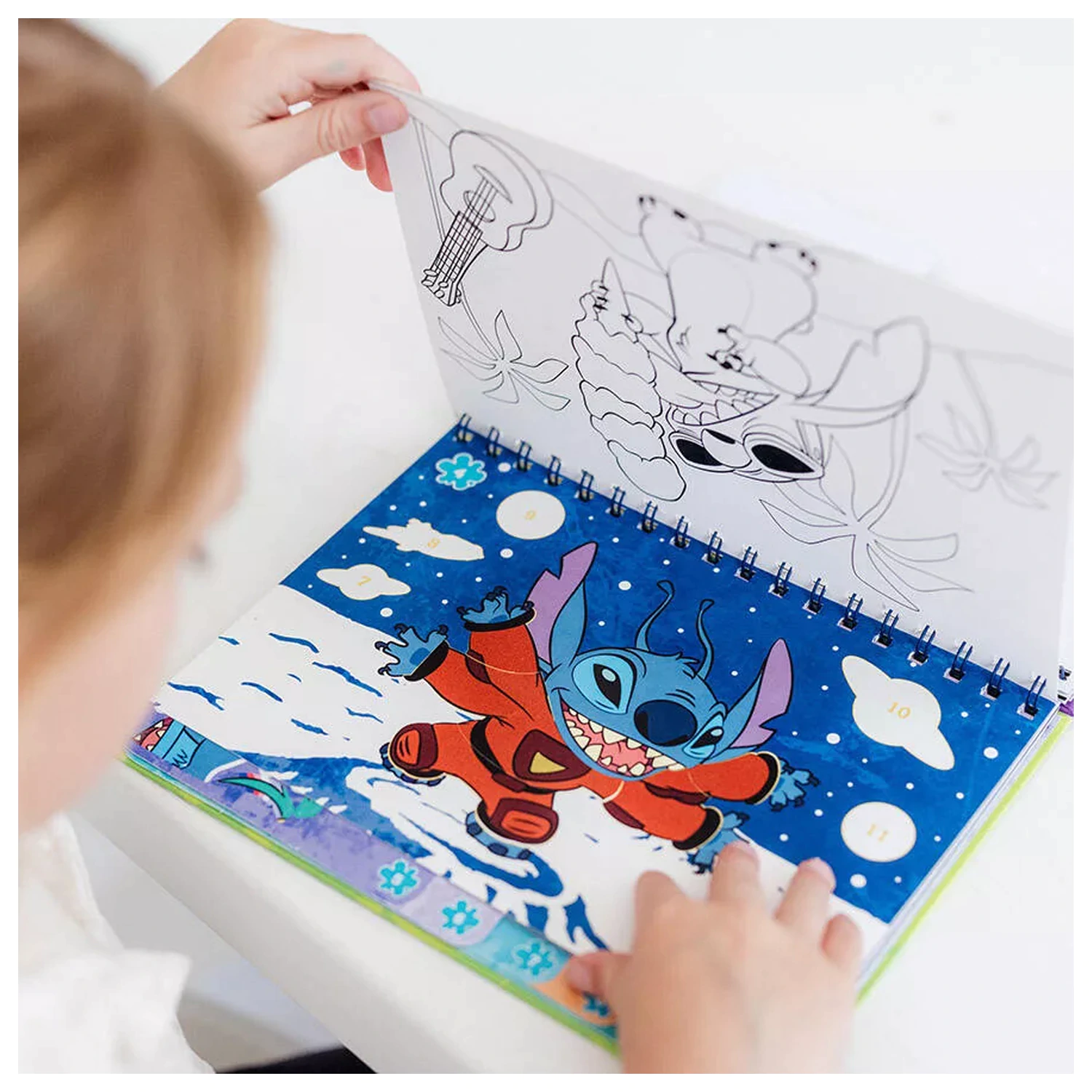 Stitch Alien Sticker Kreatives Set Produktfoto