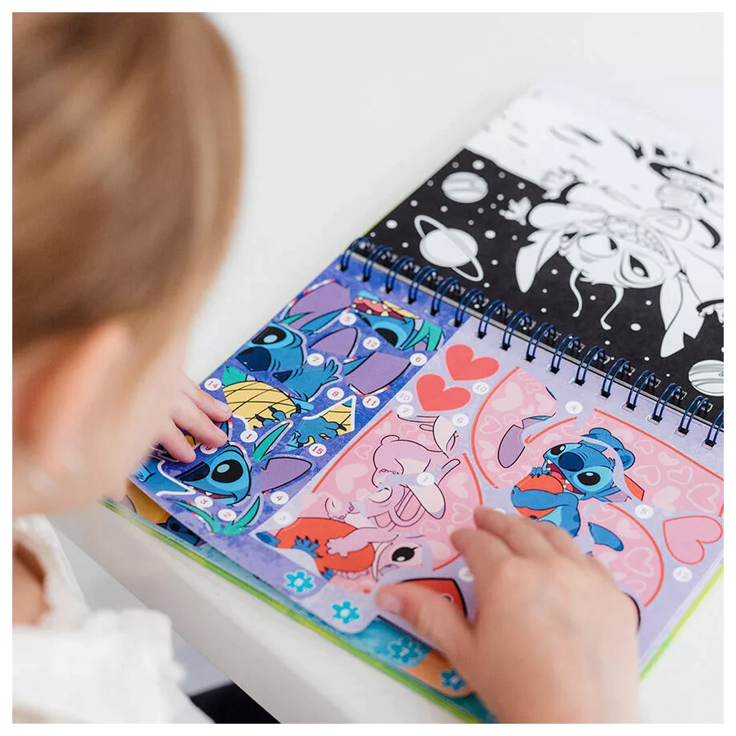 Stitch Alien Sticker Kreatives Set Produktfoto