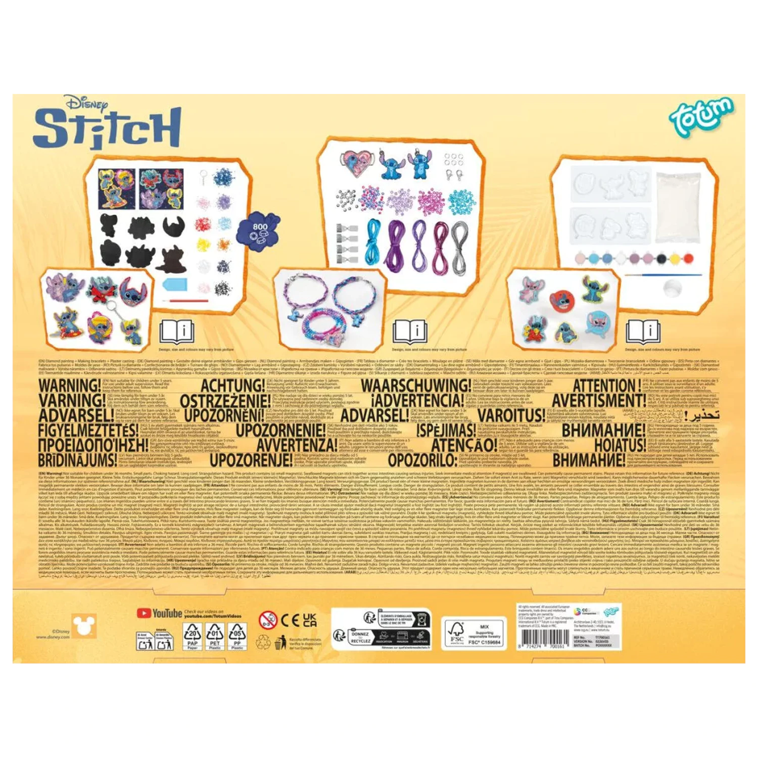 Stitch Aliens 3-in-1 Kreativset Produktfoto
