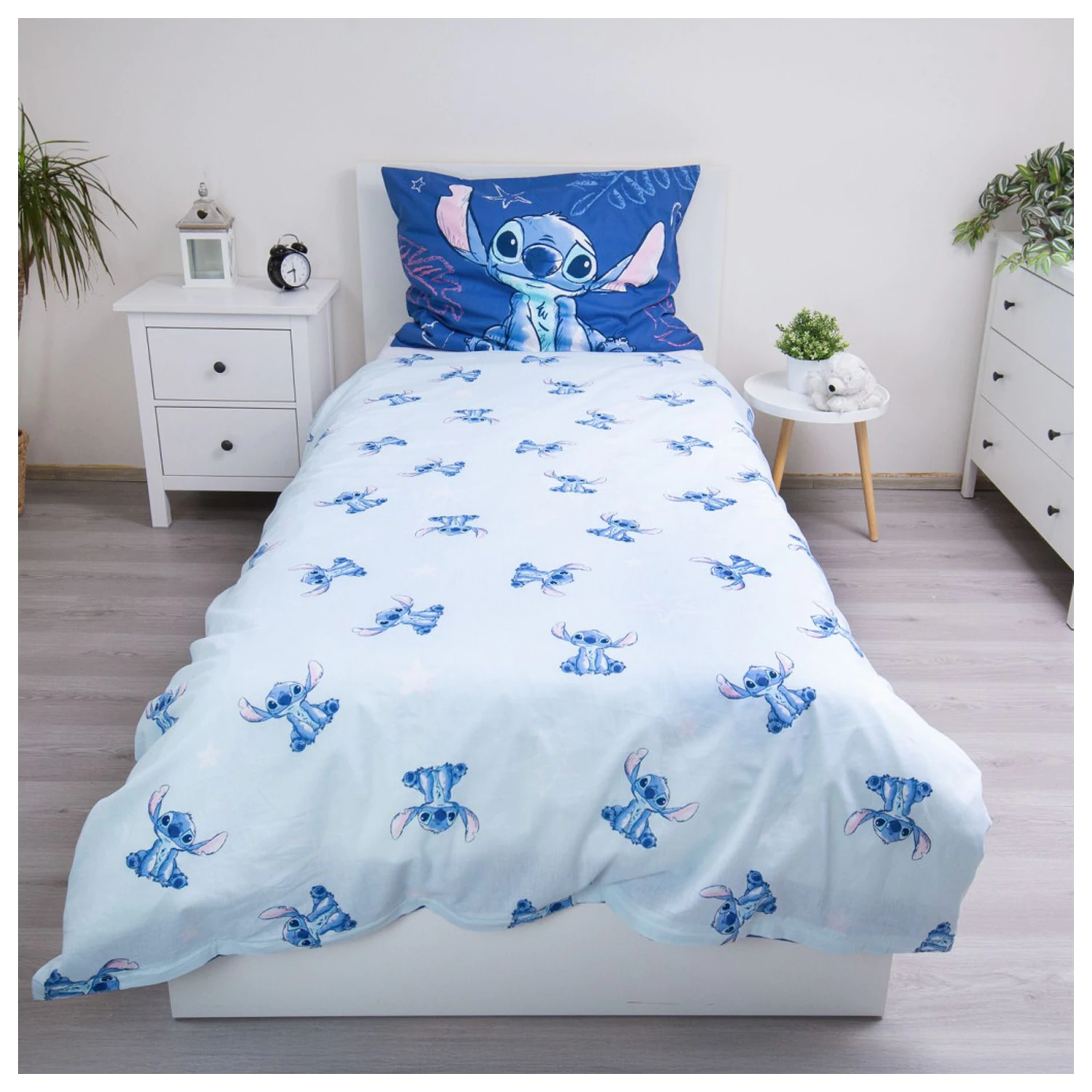 Stitch Aloha Blue Bettbezug Produktfoto