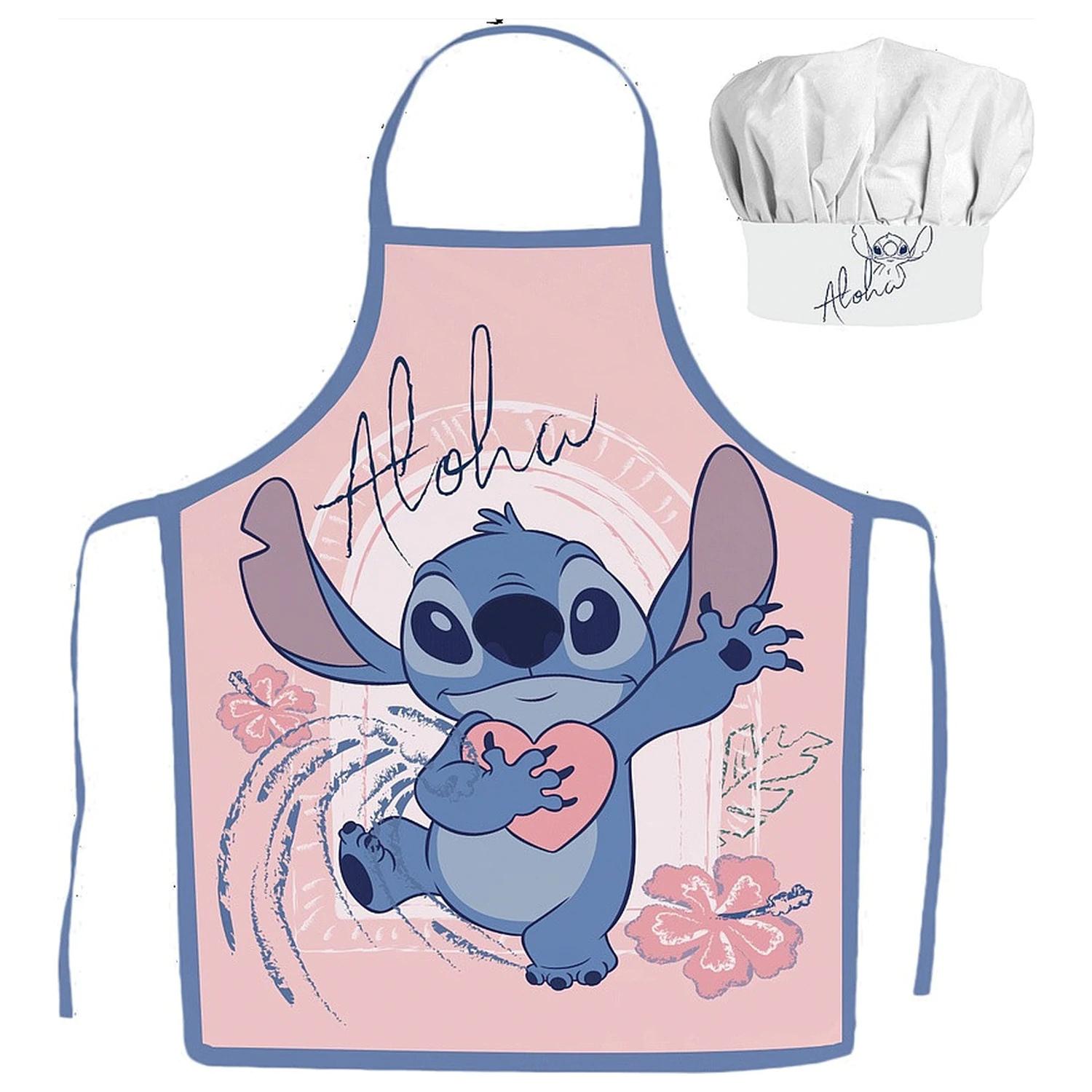 Lilo & Stitch Aloha Kinder Schürze 2-teiliges Set Produktfoto