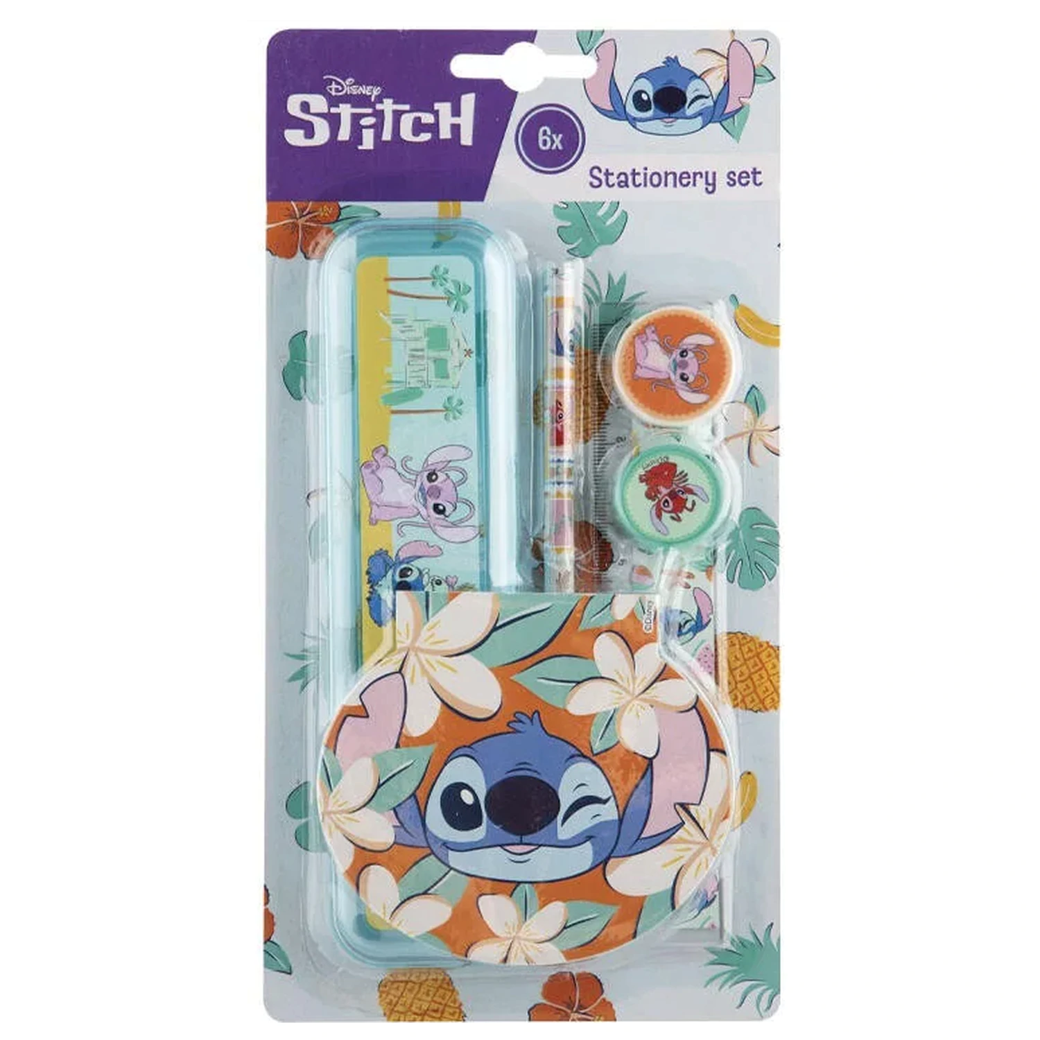 Stitch Aloha Schreibwaren Set - 6 Stk Produktfoto