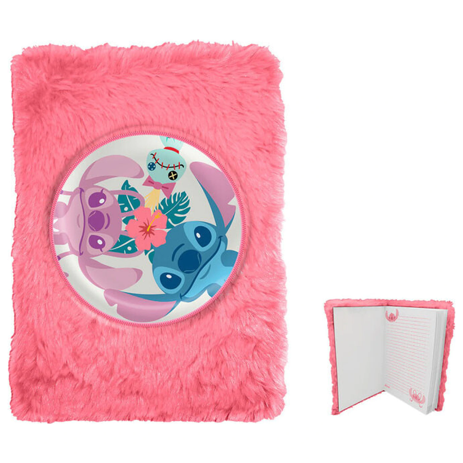 Stitch Aloha Plüsch A5 Notizbuch Produktfoto