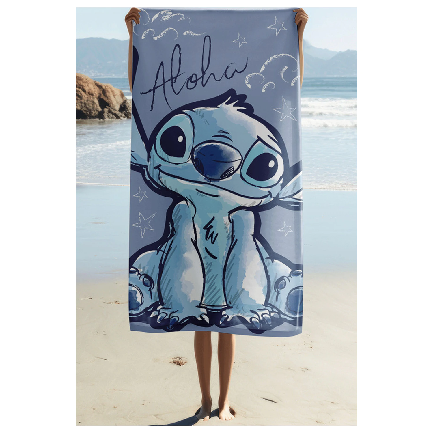 Stitch Aloha Handtuch 70x140cm Produktfoto
