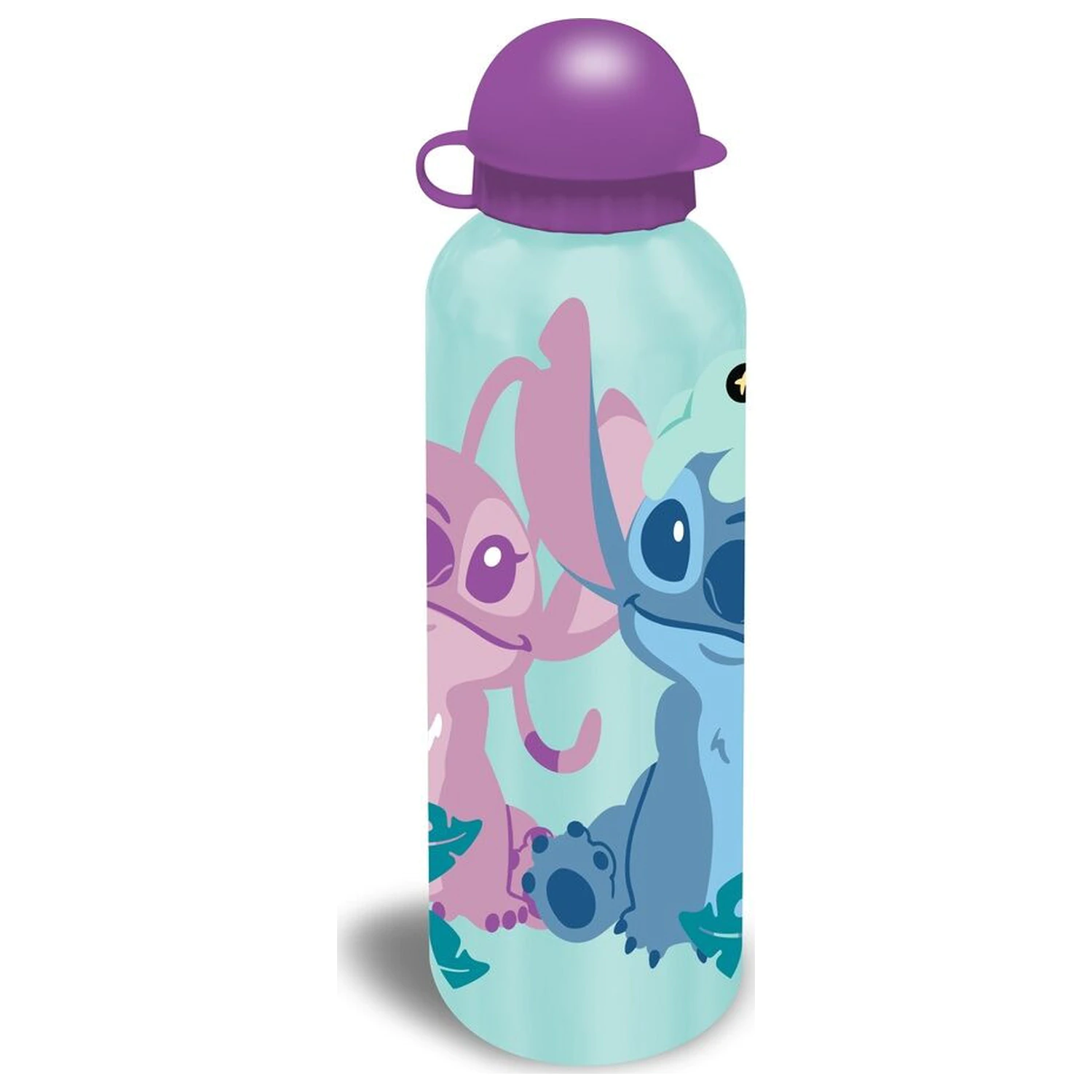 Stitch Angel Aluminium-Wasserflasche mit Trinkverschluss 500 ml Produktfoto