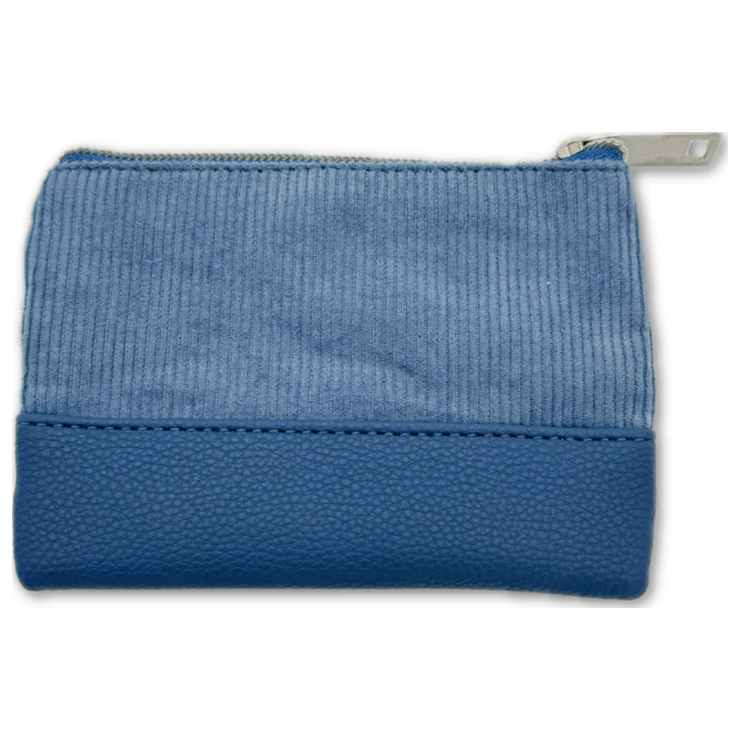Stitch & Angel Blue Corduroy Fashion Duo Beutel Geldbörse Produktfoto