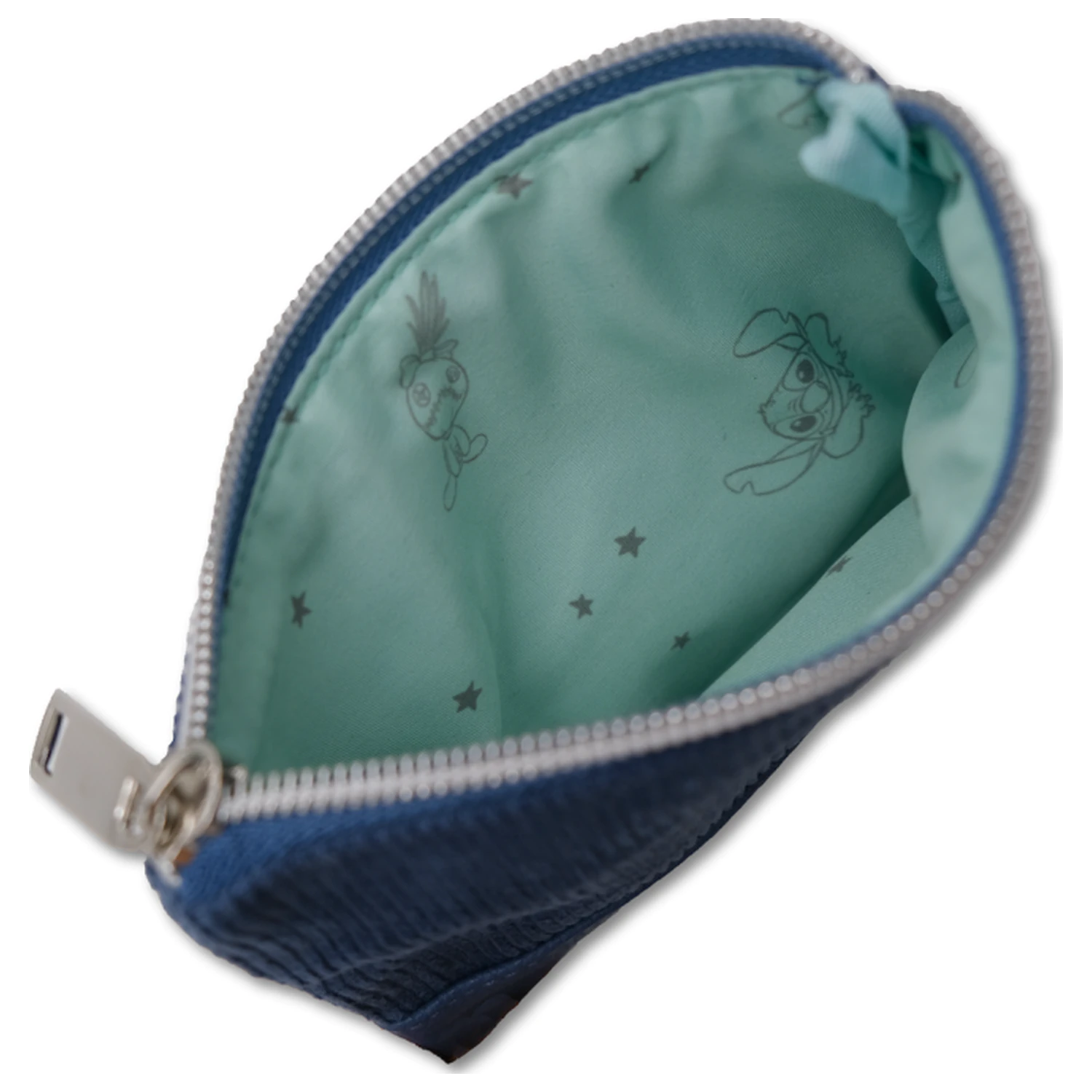 Stitch & Angel Blue Corduroy Fashion Duo Beutel Geldbörse Produktfoto