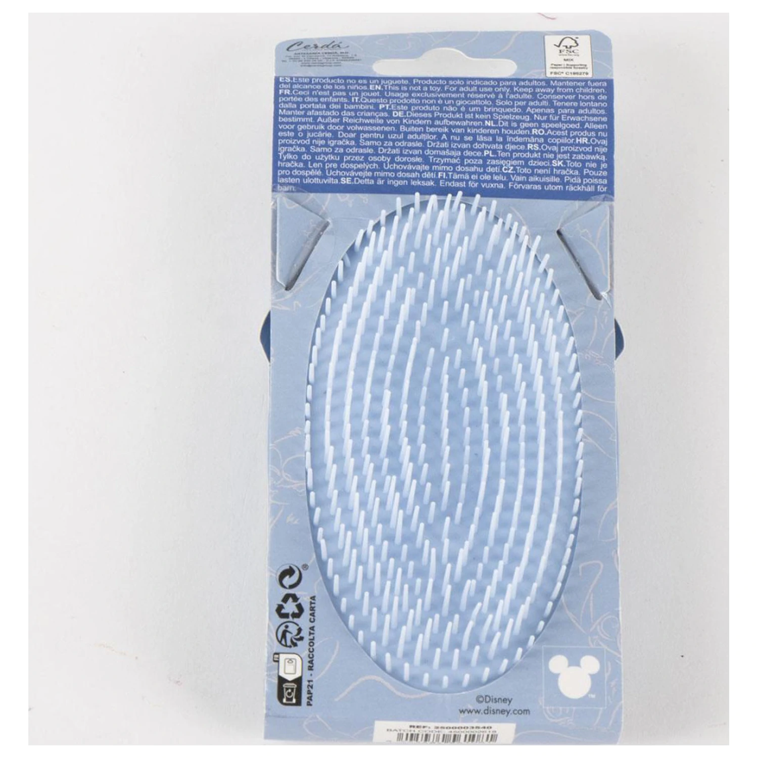 Stitch Angel glitter Haarbürste, Kamm 13 cm Produktfoto