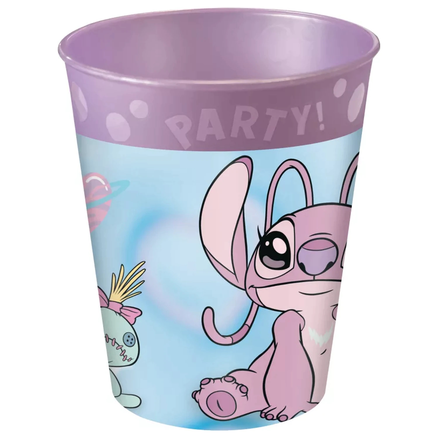 Stitch and Angel Cute micro premium Plastikbecher-Set 4-teilig 250 ml Produktfoto