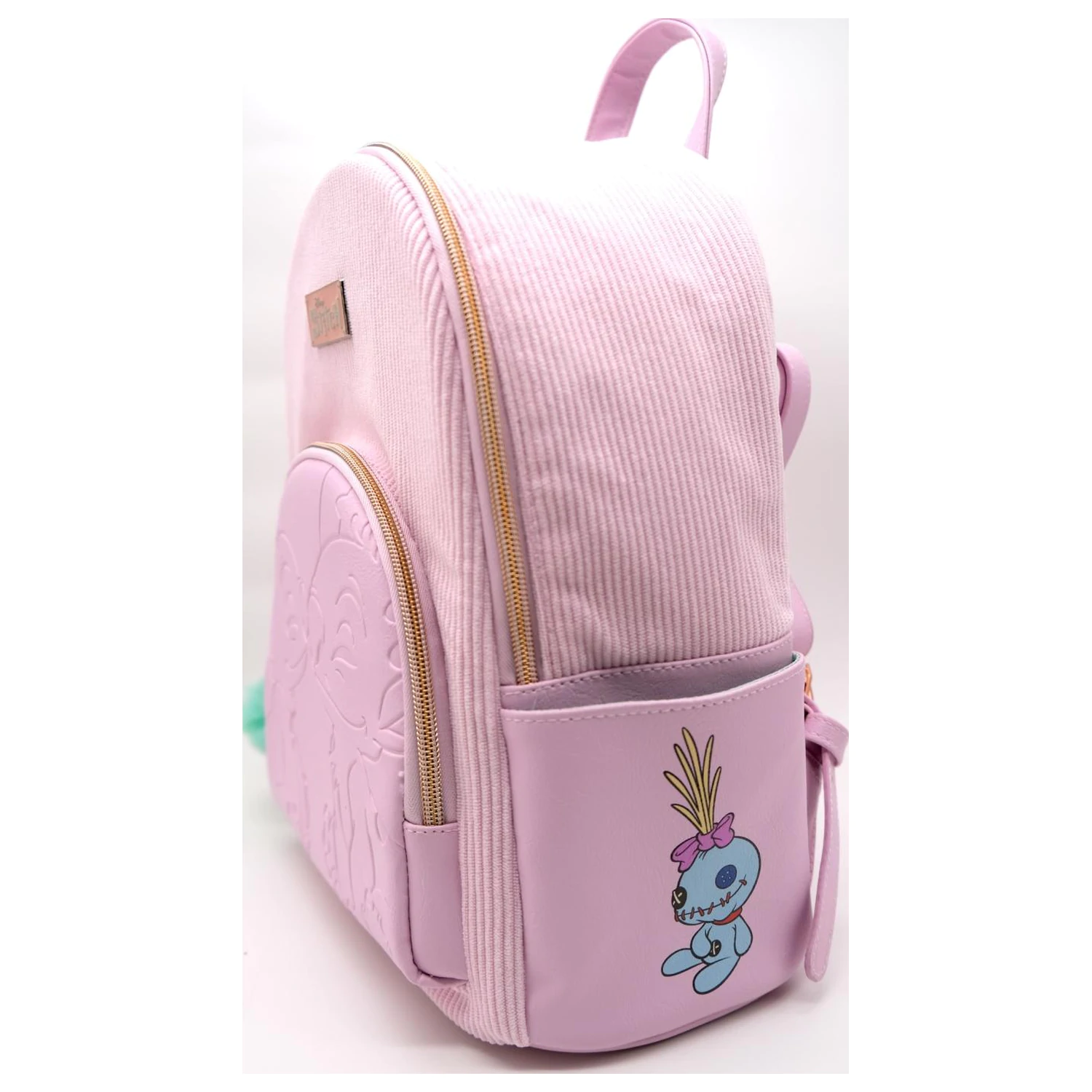 Stitch & Angel Fashion Duo Pink Cord Cord Rucksack 32x25x14cm Produktfoto