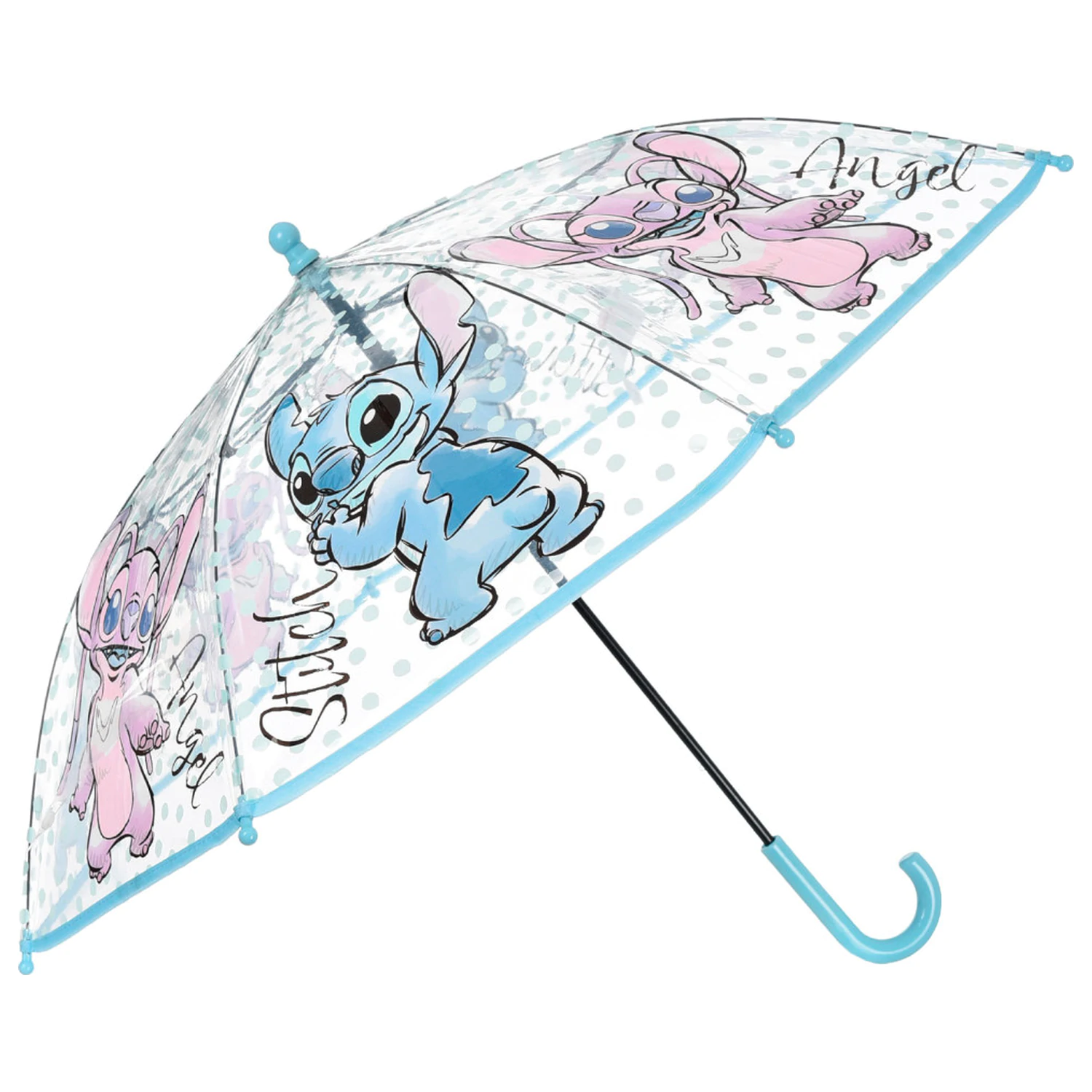 Stitch Angel Kinder klarer Regenschirm 72 cm Produktfoto