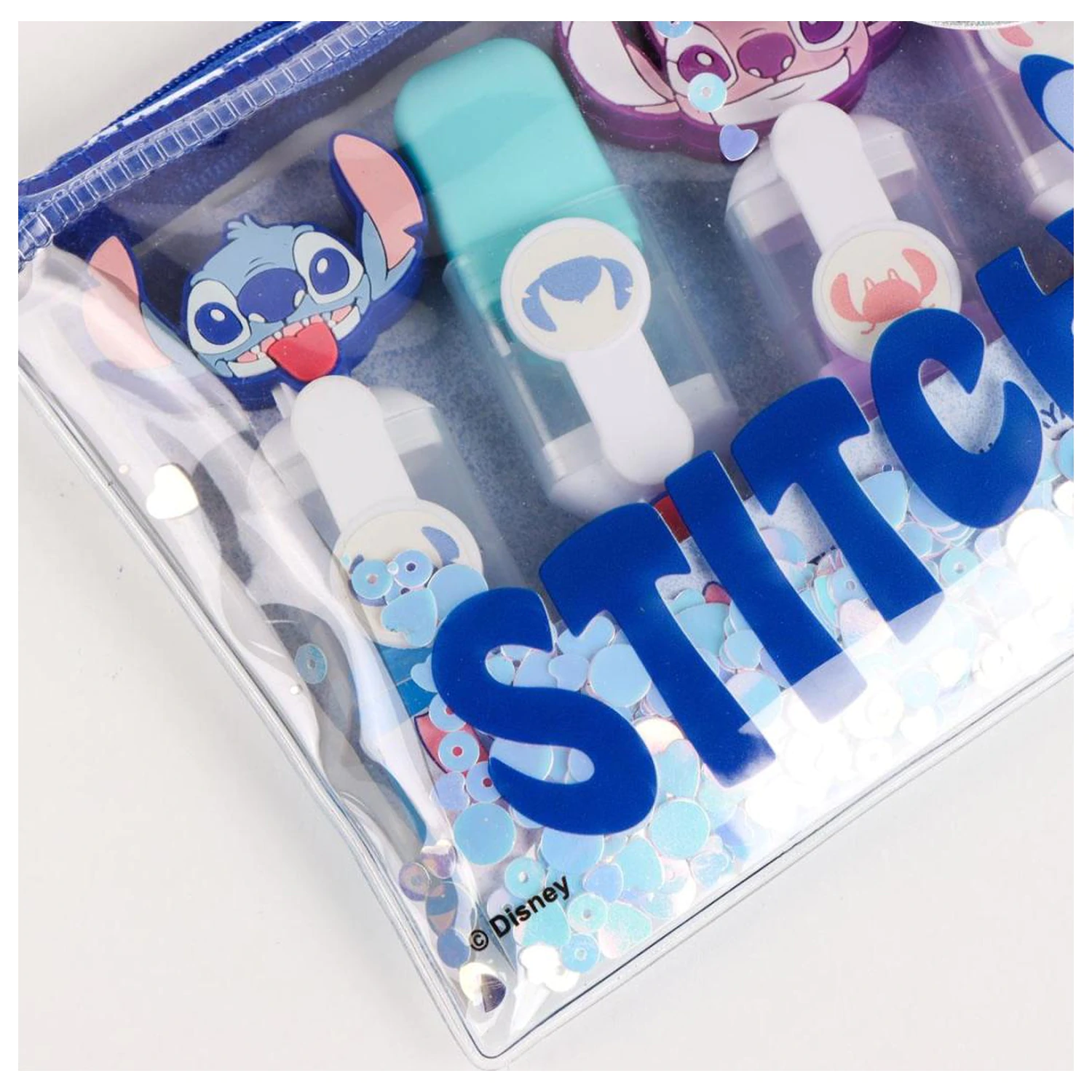 Stitch & Angel Pack mit 4 Mini Textmarker Head Produktfoto