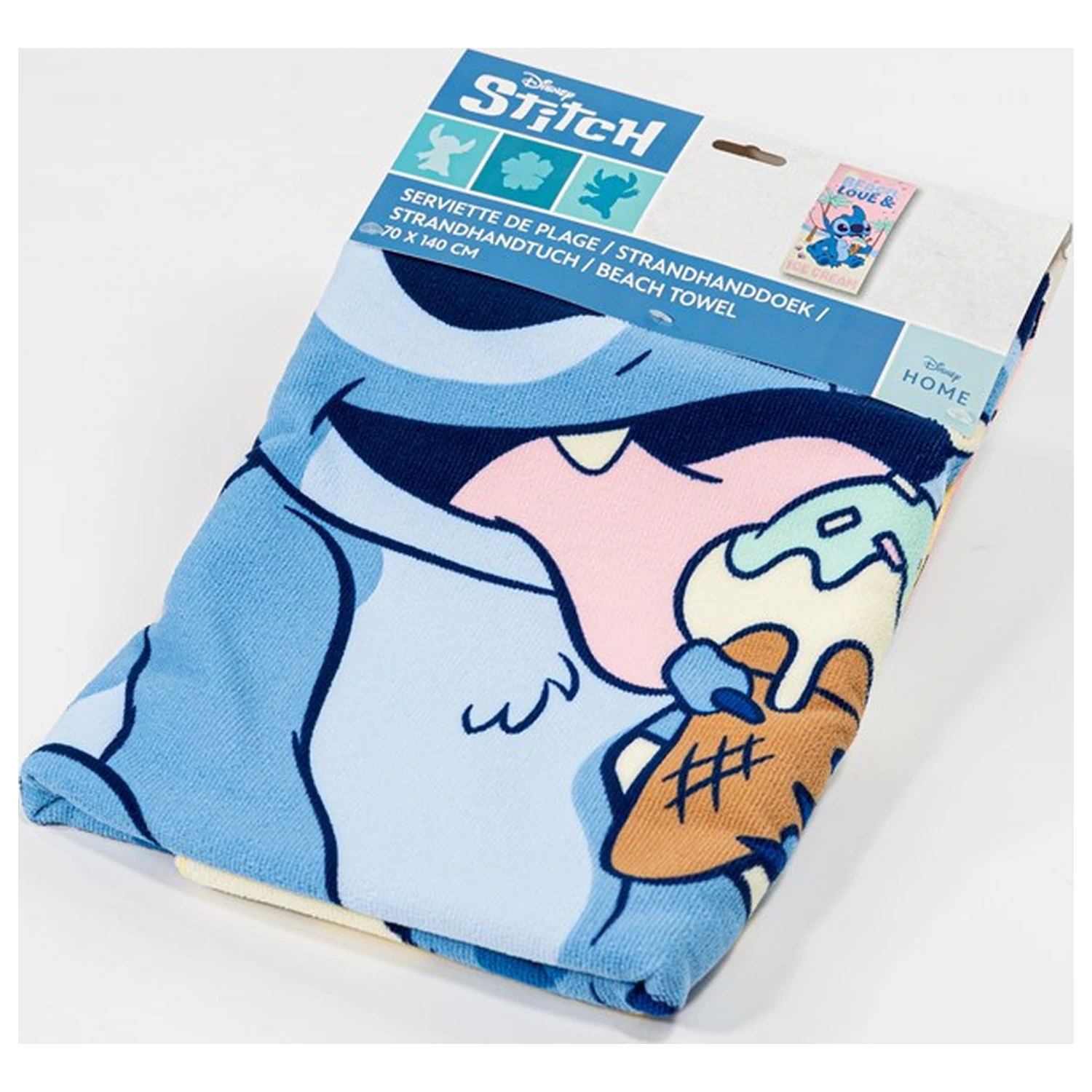 Lilo and Stitch Strand Eis Handtuch 70x140cm Produktfoto
