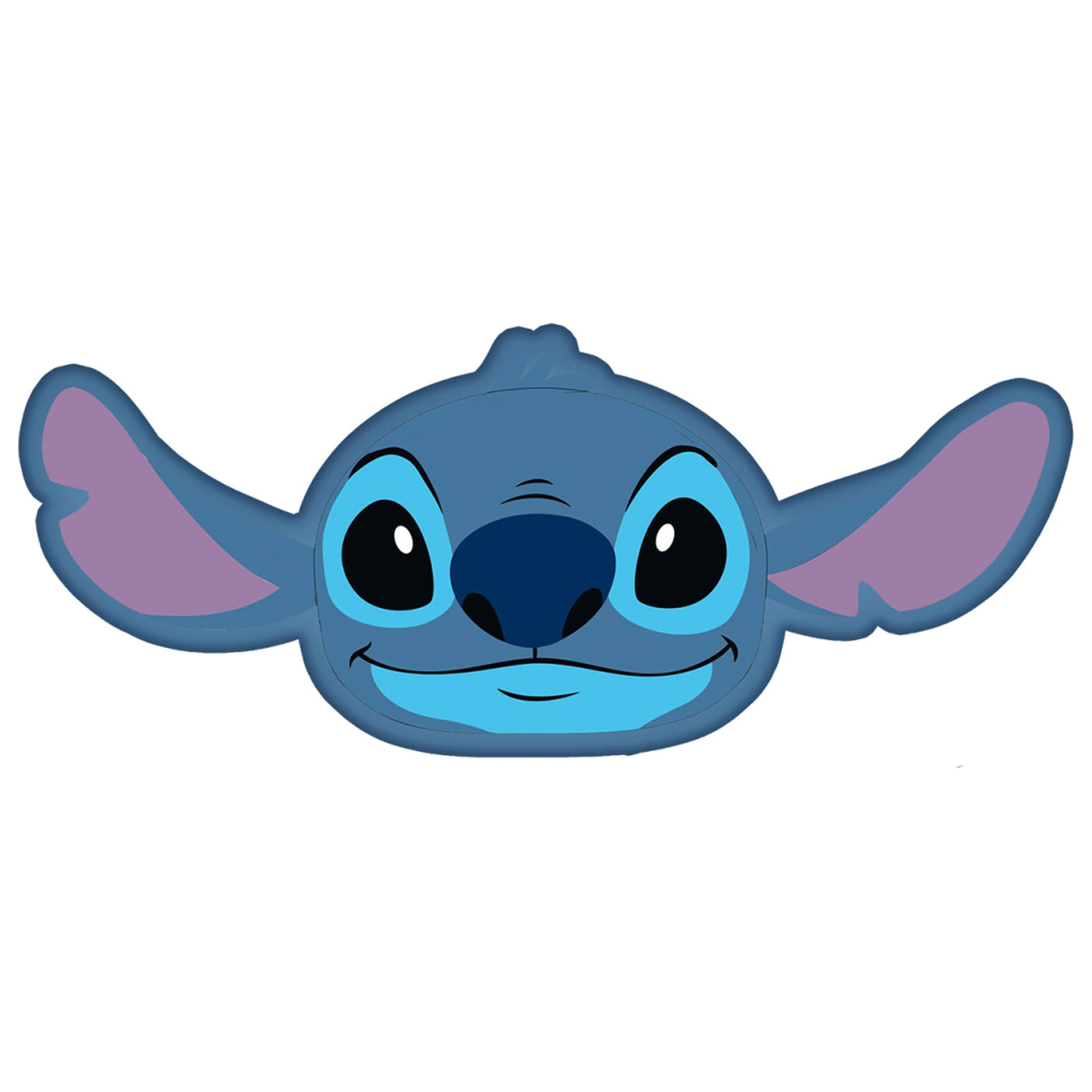 Stitch Blue 3D geformtes Kissen Produktfoto