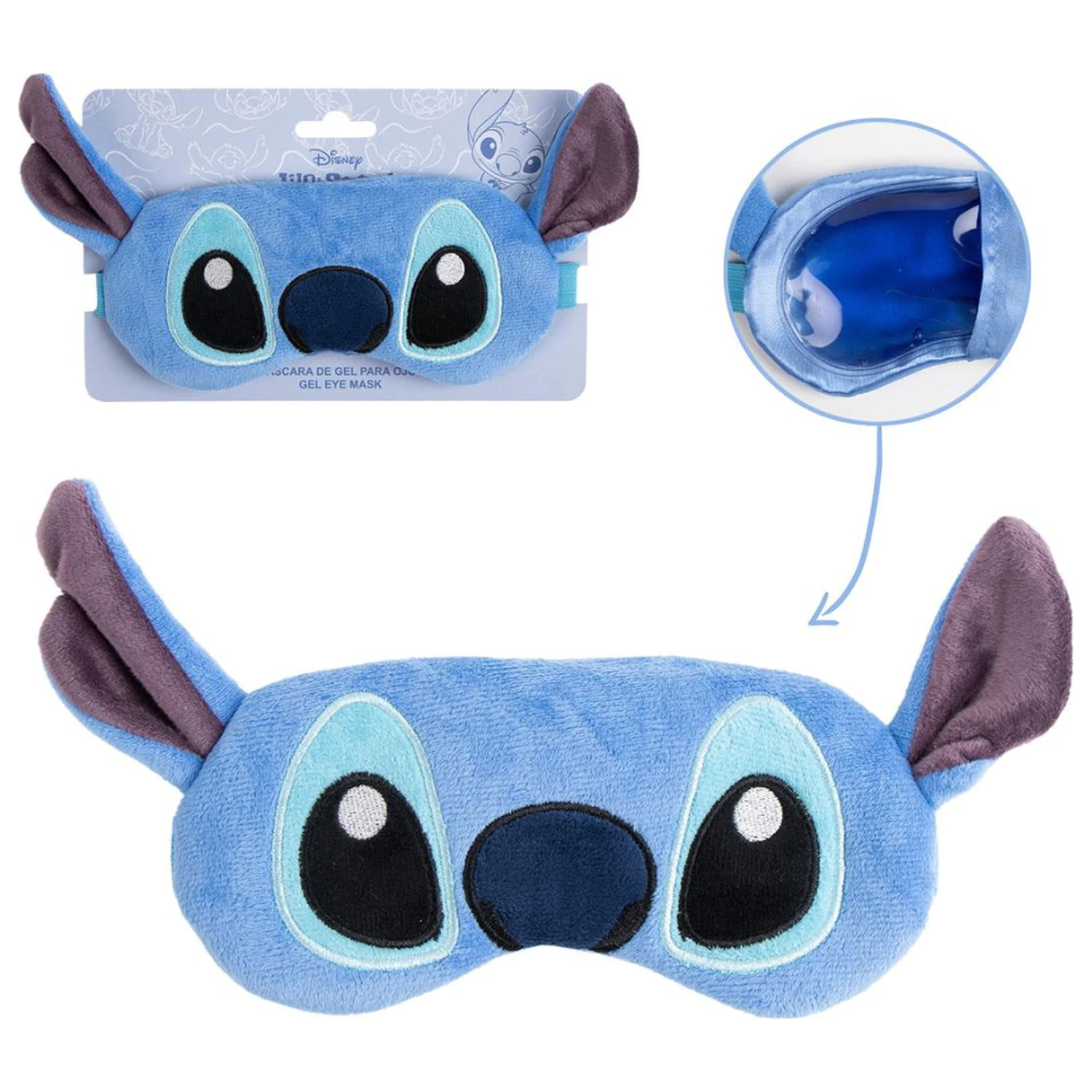 Stitch Blue Erwachsene Gel Schlafmaske, Nacht Augenmaske Produktfoto