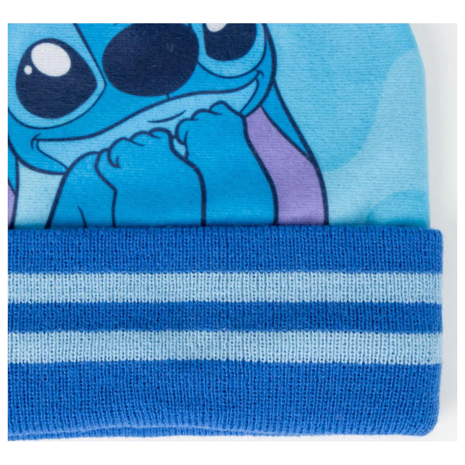 Stitch Blue Kinder Hut + Handschuh Set Produktfoto