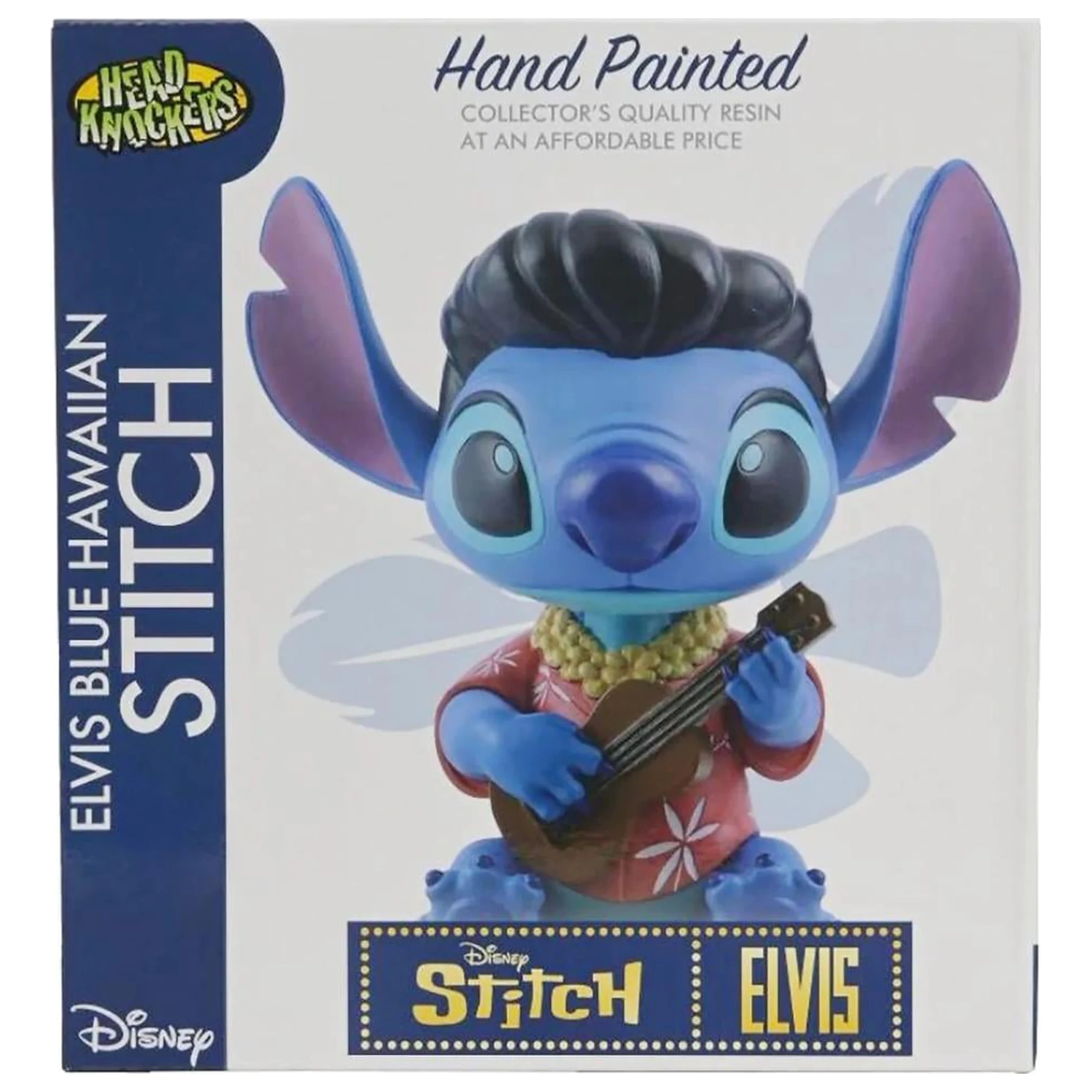 Stitch Blue Hawaiian Head Knocker NECA Figur Produktfoto