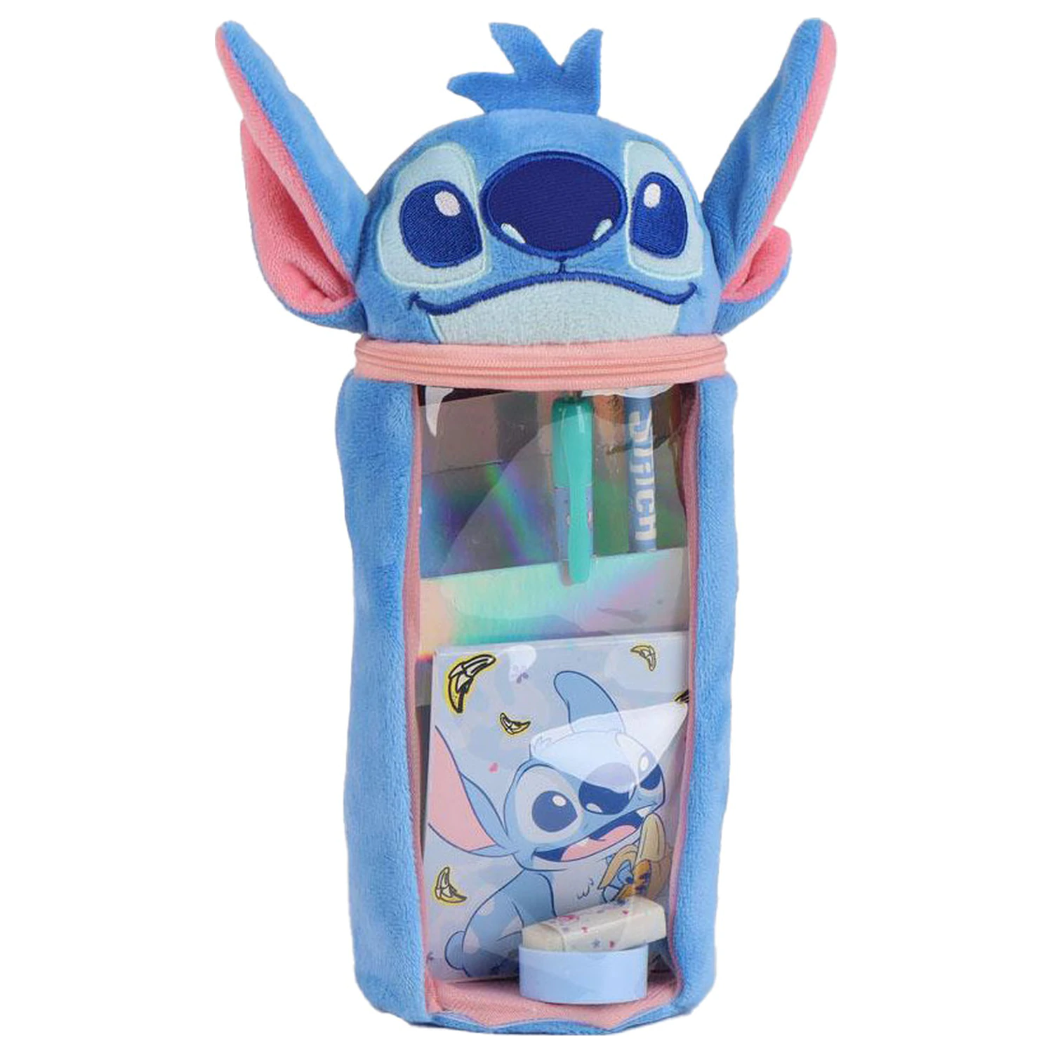 Stitch Blue Plüsch gefülltes Federmäppchen Produktfoto