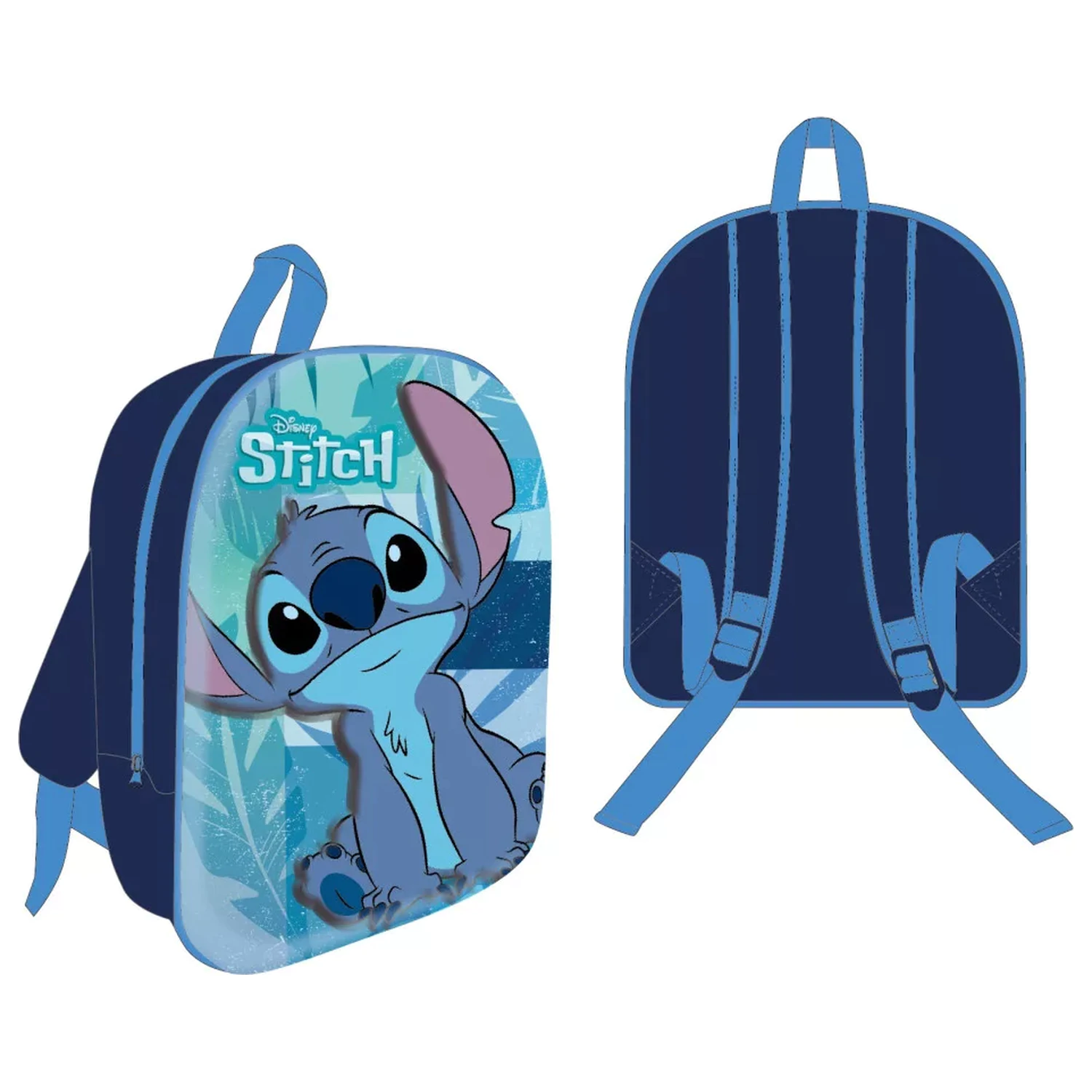 Stitch Blue Vibes 3D Rucksack, Tasche 30 cm Produktfoto