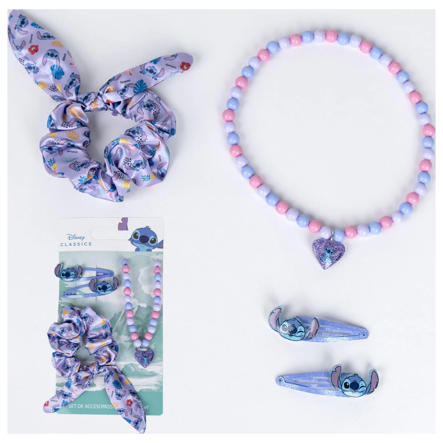 Stitch Breeze Halskette und Haarschmuck Set Produktfoto