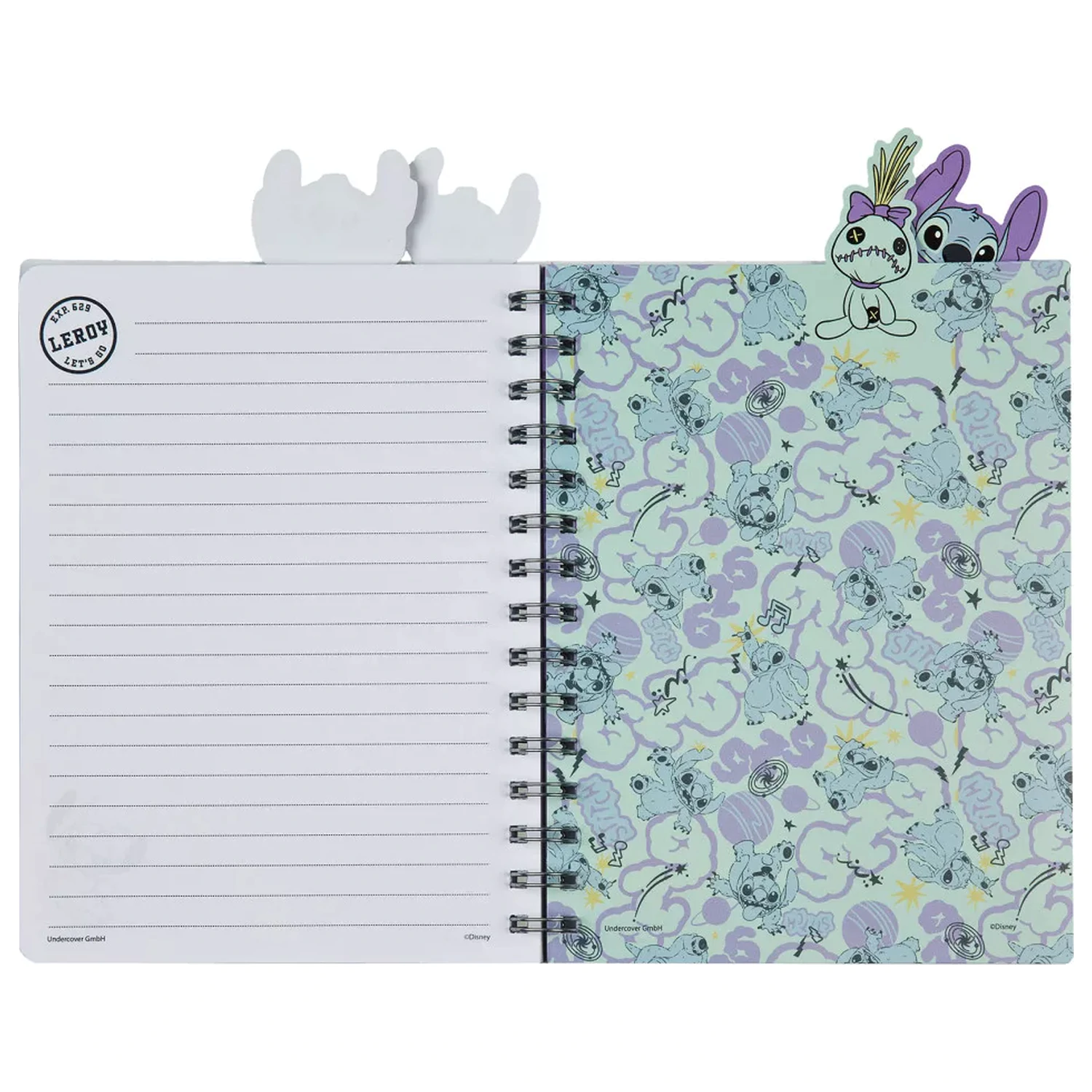 Stitch Brush It Out A5 Notizbuch mit Trennblättern Produktfoto