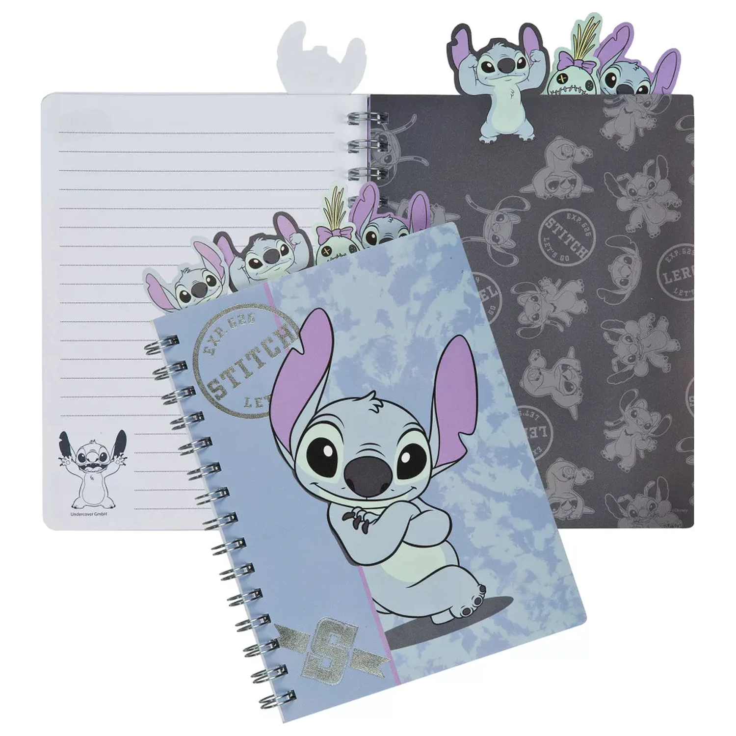 Stitch Brush It Out A5 Notizbuch mit Trennblättern Produktfoto