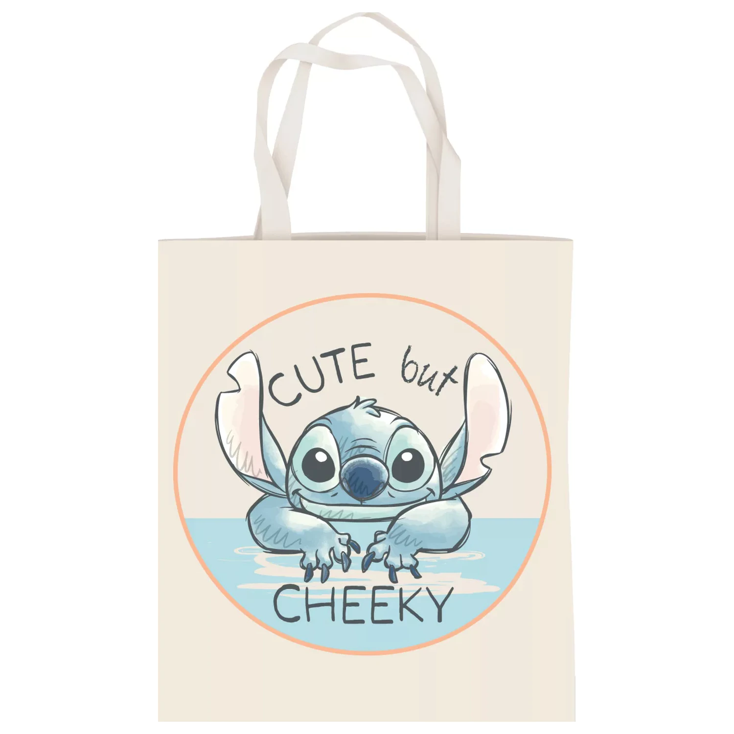 Stitch Cheeky Canvas Tasche, Einkaufstasche 44 cm Produktfoto