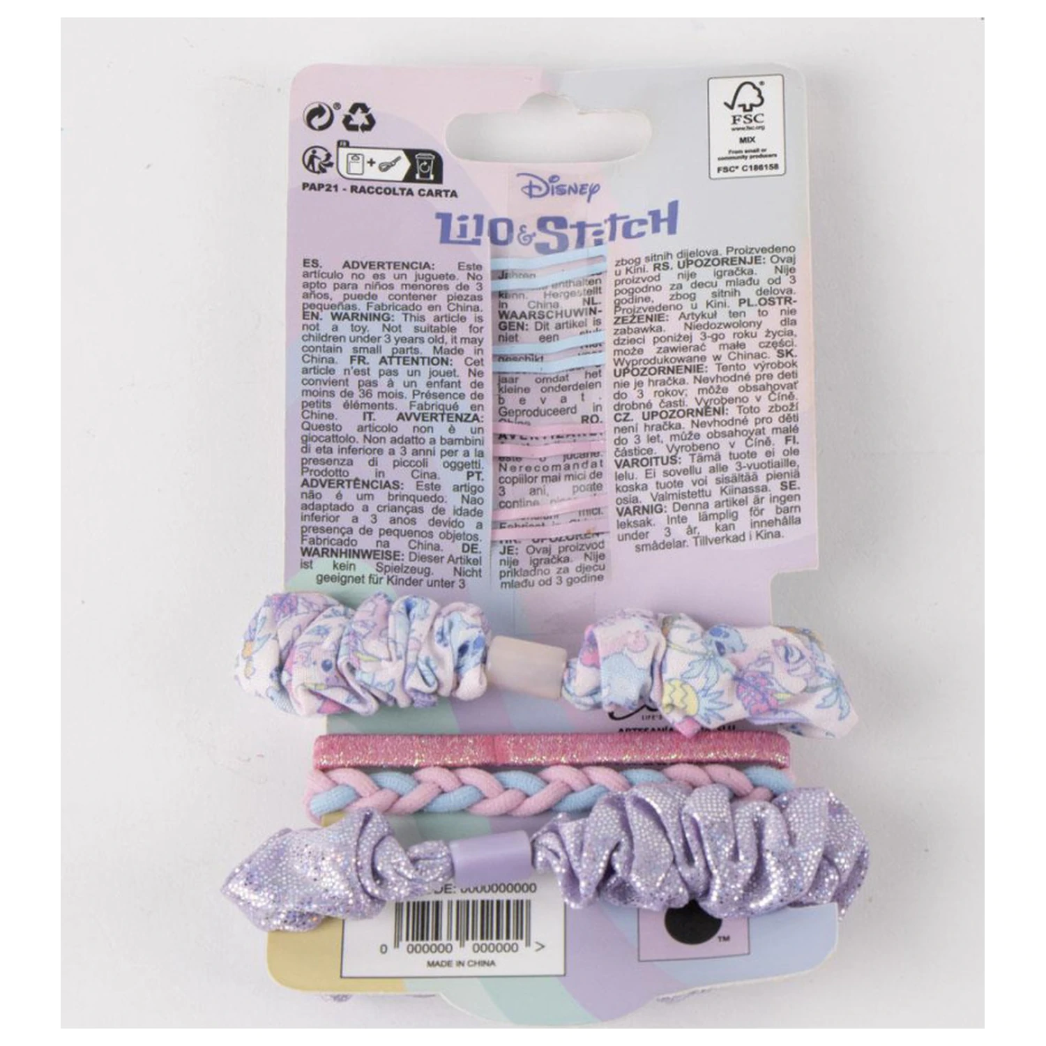 Stitch Cute Alien Haarspange und Haargummi Set, 8 Stücke Produktfoto