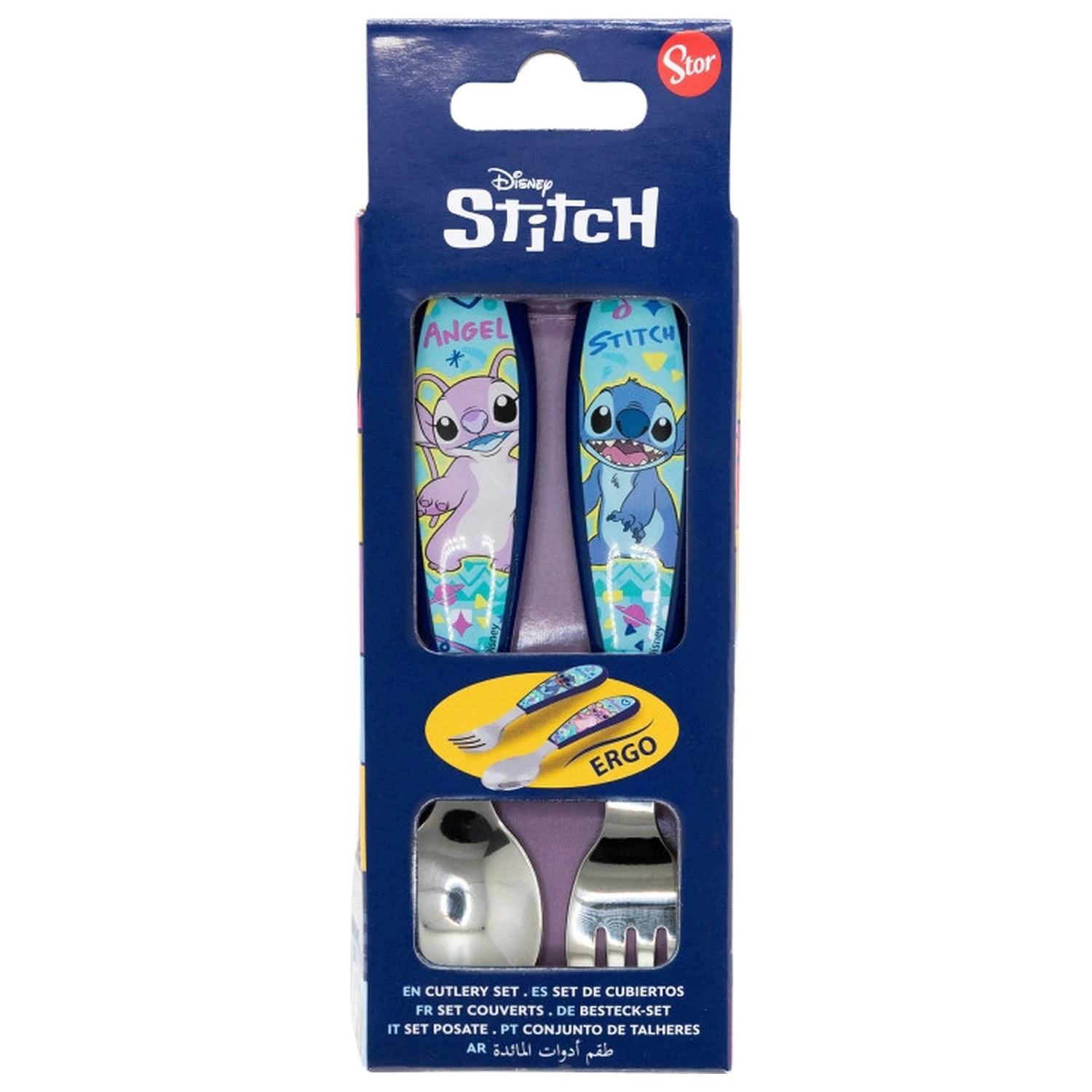 Stitch Drawing Metall Ergo Besteck-Set - 2-teilig Produktfoto