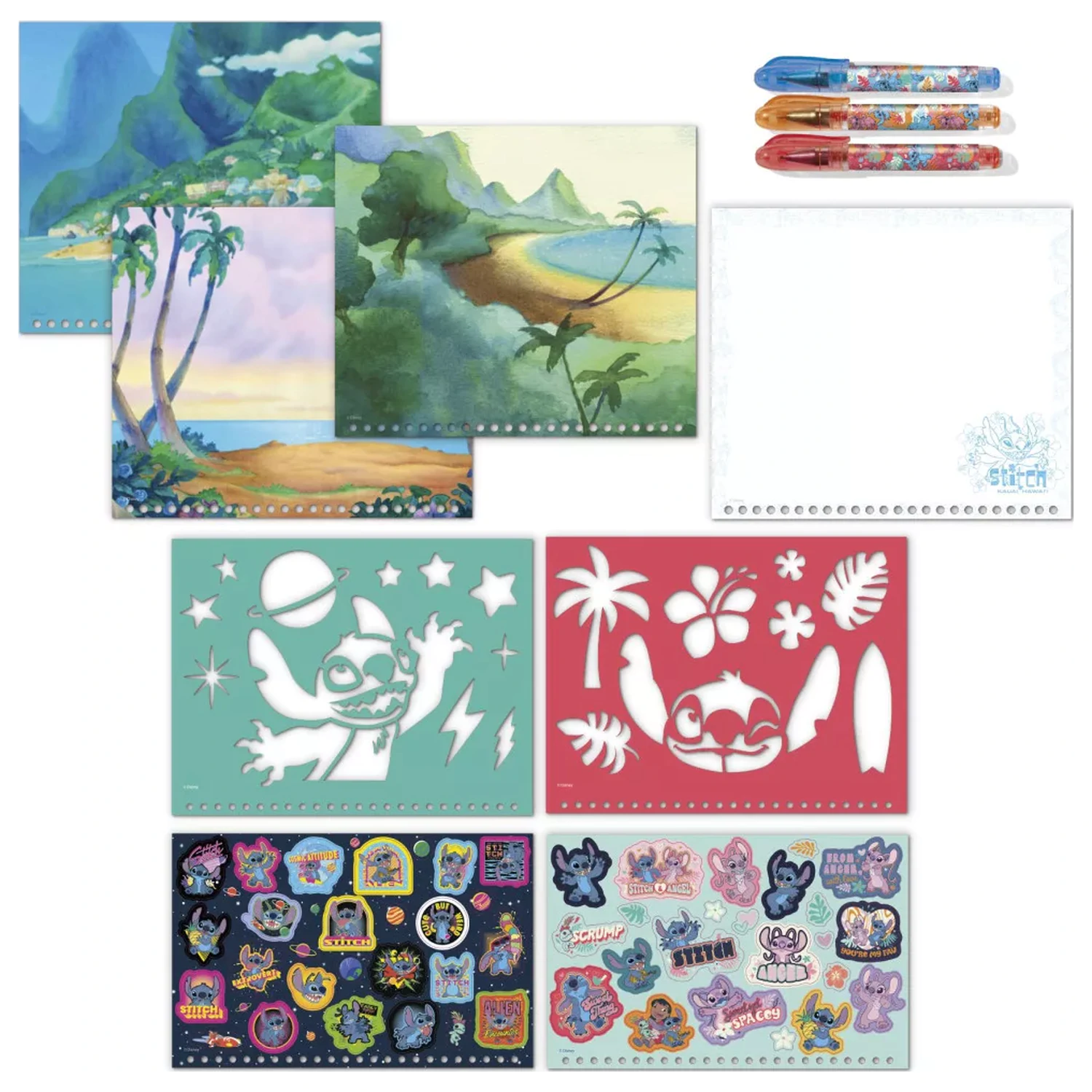 Stitch Extrovert Aktivitäts Set Malset Produktfoto