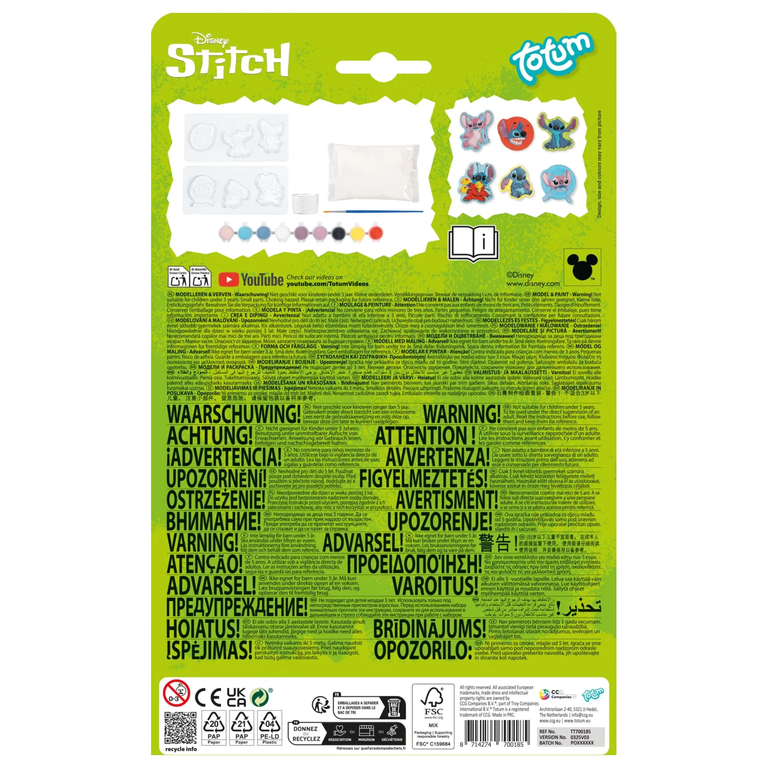 Stitch Extrovert Gips-Abformset Produktfoto