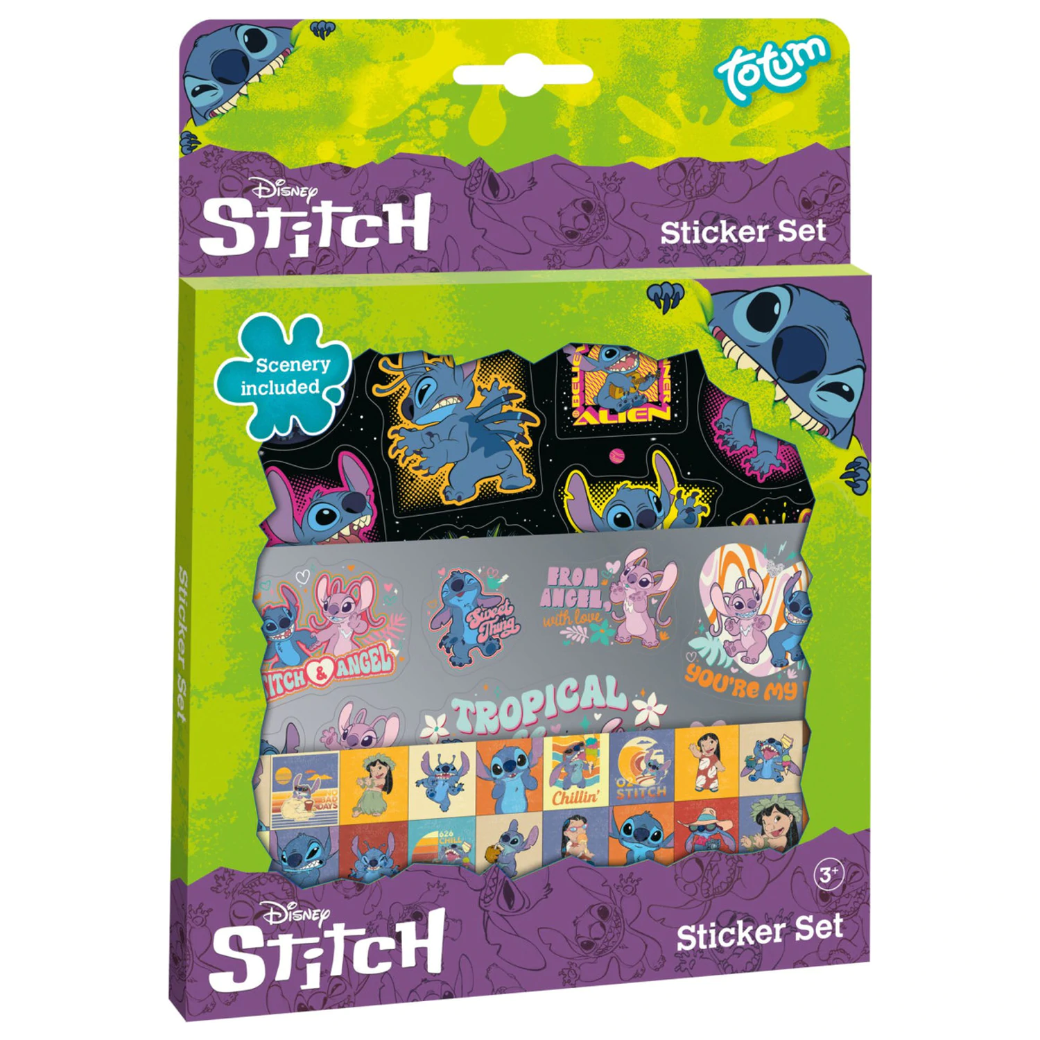 Stitch Extrovert Sticker Set Produktfoto