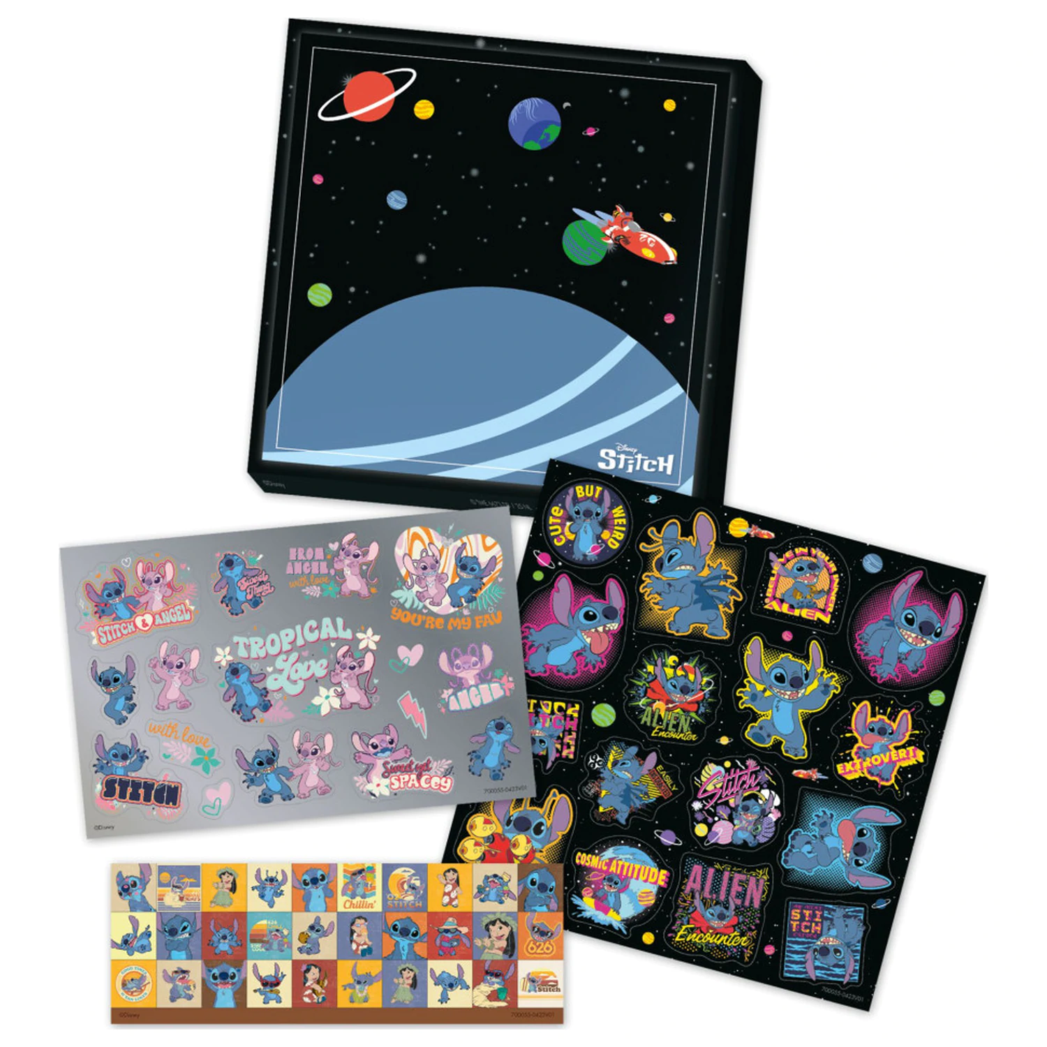 Stitch Extrovert Sticker Set Produktfoto