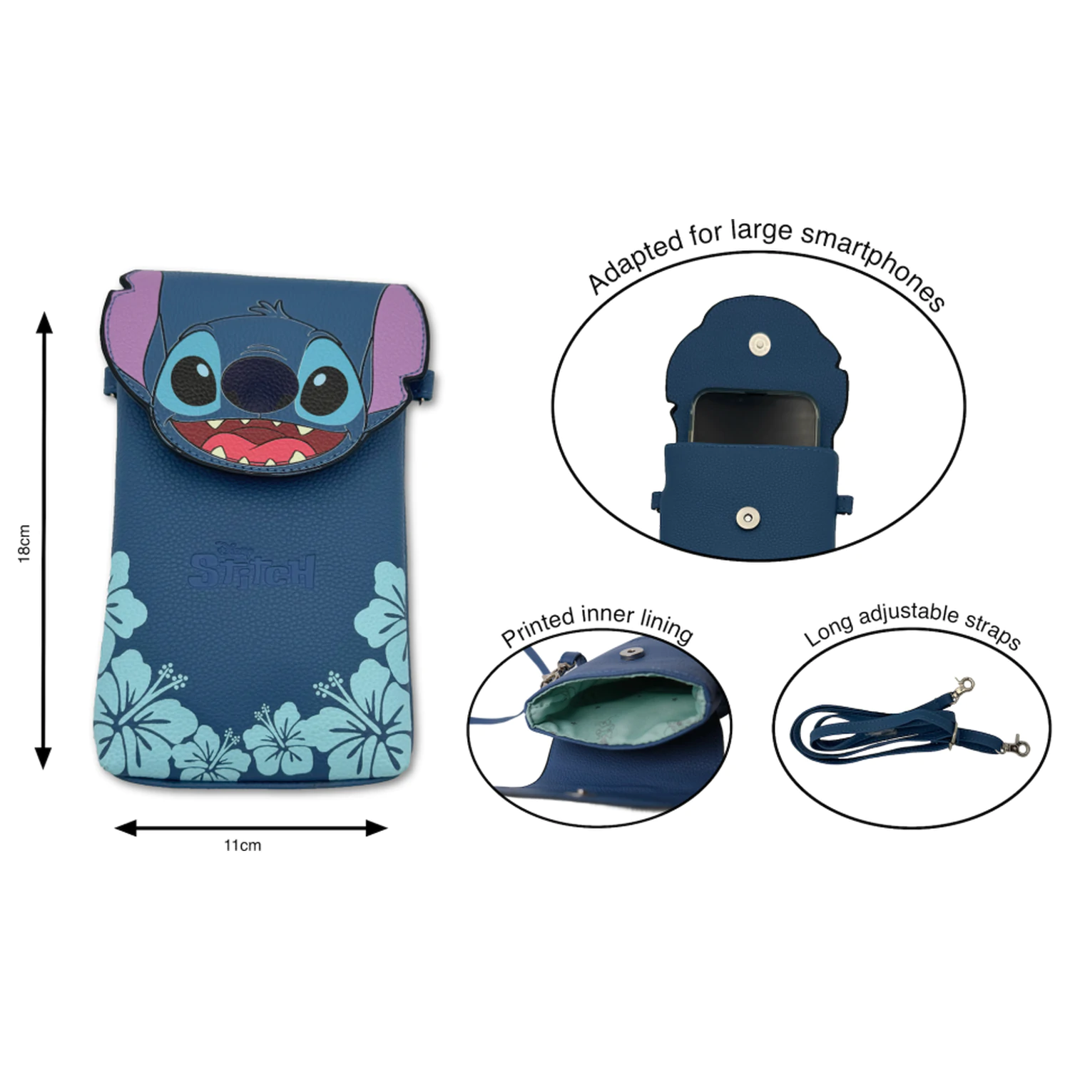 Stitch Fashion Duo Handy Umhängetasche Produktfoto